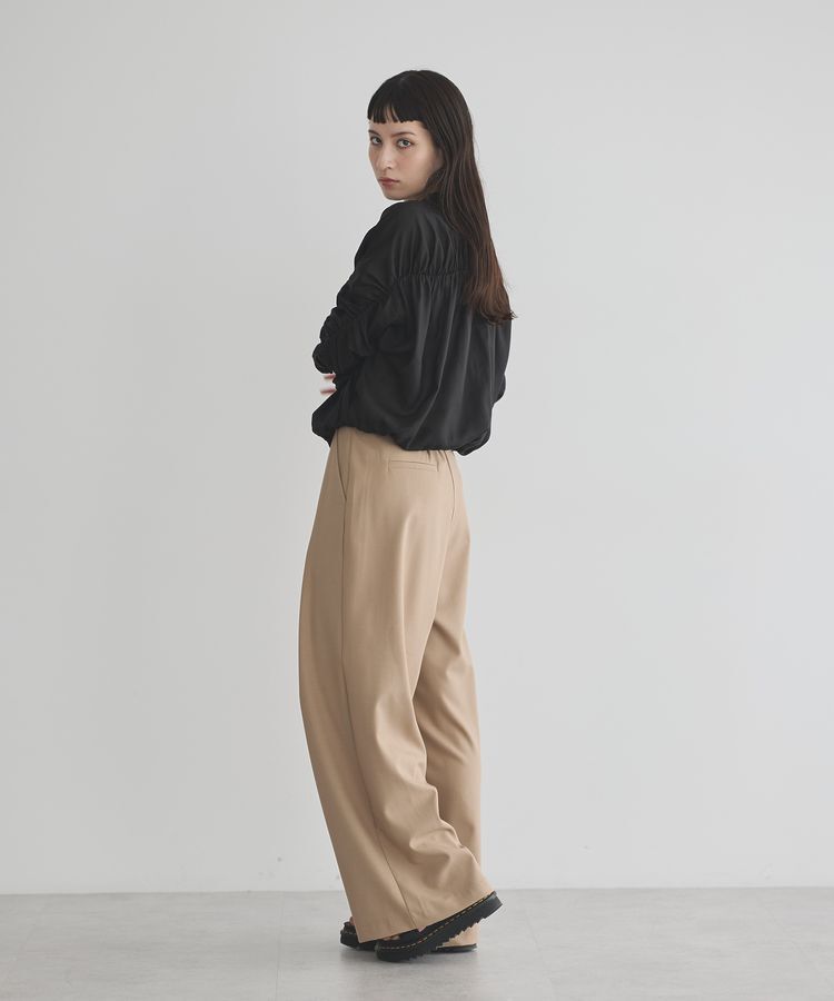 GARAGE OF GOOD CLOTHING「ベルト配色タックワイドパンツ」|その他|