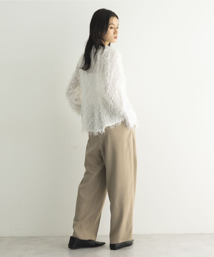 GARAGE OF GOOD CLOTHING「【日本製】無地BOXタックテーパードパンツ」|その他|