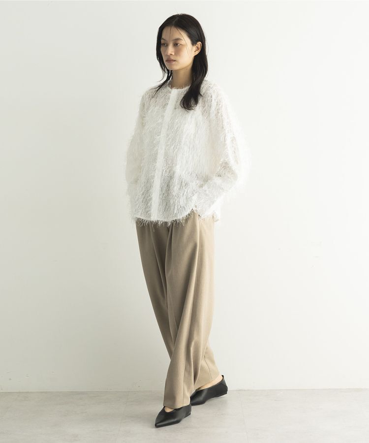 GARAGE OF GOOD CLOTHING「【日本製】無地BOXタックテーパードパンツ」|その他|