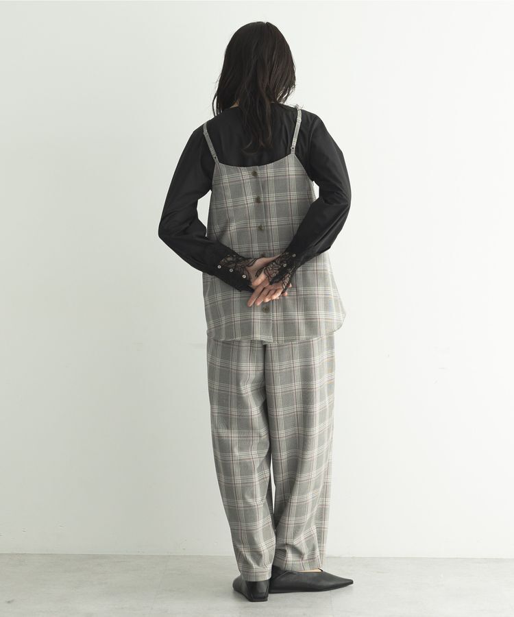 GARAGE OF GOOD CLOTHING「【日本製】チェックBOXタックテーパードパンツ」|その他|