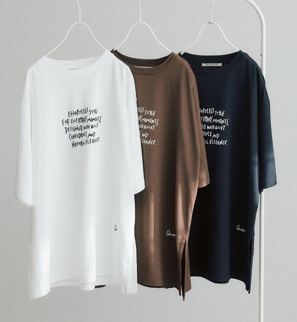  「【＠kokiminitaコラボ】ロゴプリント&times;ロゴ刺繍Tシャツ」|Tシャツ・カットソー|
