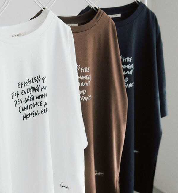  「【＠kokiminitaコラボ】ロゴプリント&times;ロゴ刺繍Tシャツ」|Tシャツ・カットソー|