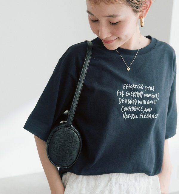  「【＠kokiminitaコラボ】ロゴプリント&times;ロゴ刺繍Tシャツ」|Tシャツ・カットソー|