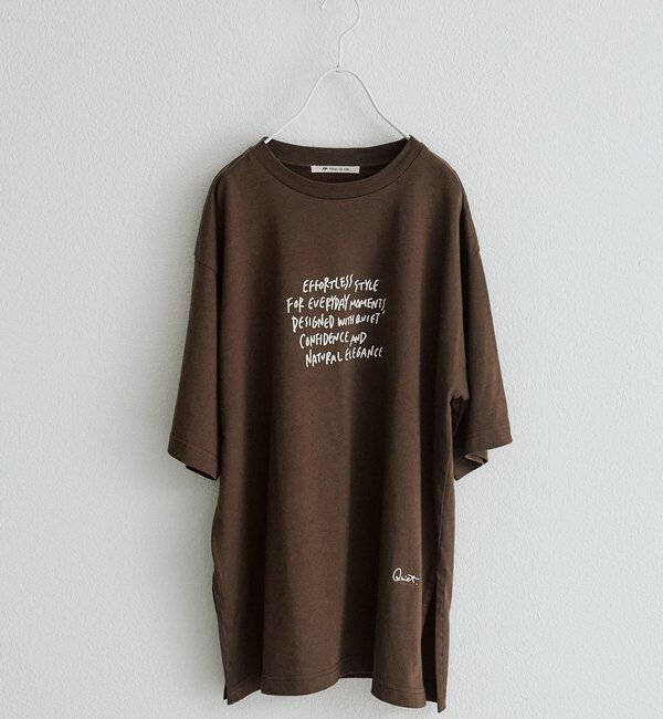  「【＠kokiminitaコラボ】ロゴプリント&times;ロゴ刺繍Tシャツ」|Tシャツ・カットソー|