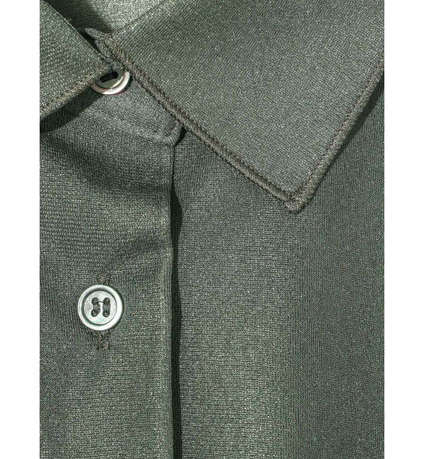 MIDIUMISOLID「MIDIUMISOLID for Ladies エッセンシャルジャージーシャツ」|シャツ・ブラウス|