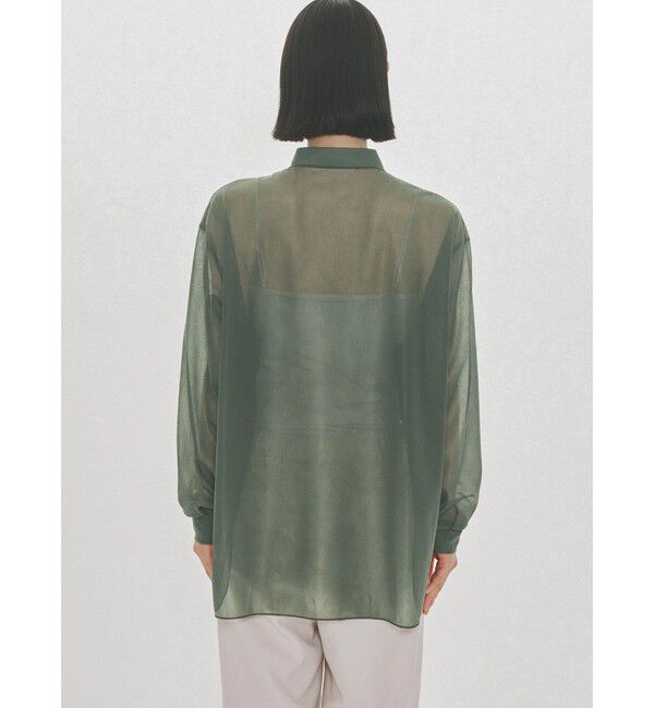 MIDIUMISOLID「MIDIUMISOLID for Ladies エッセンシャルジャージーシャツ」|シャツ・ブラウス|