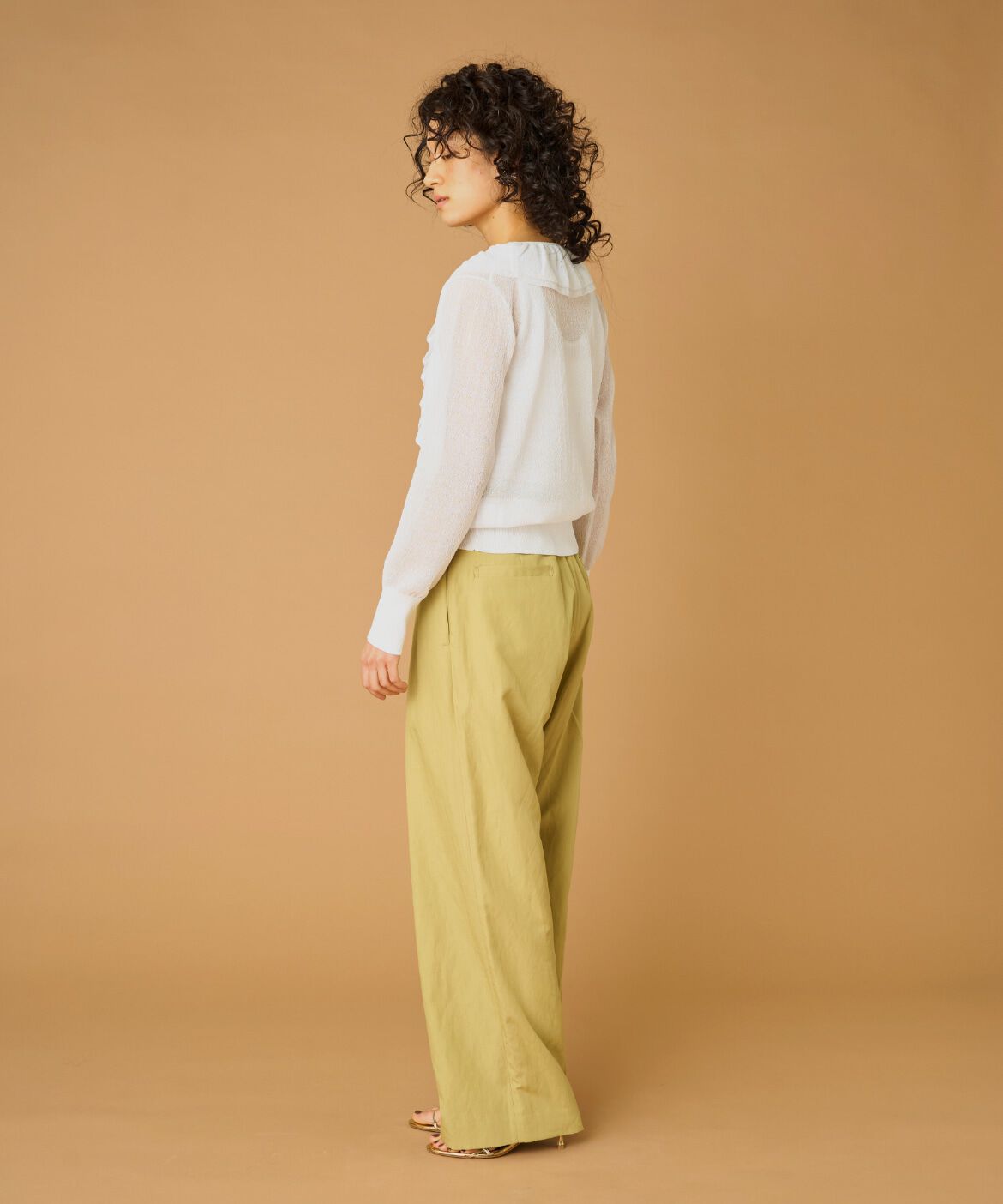 la veille by SUPERIOR CLOSET「ラップパンツ　」|スラックス|