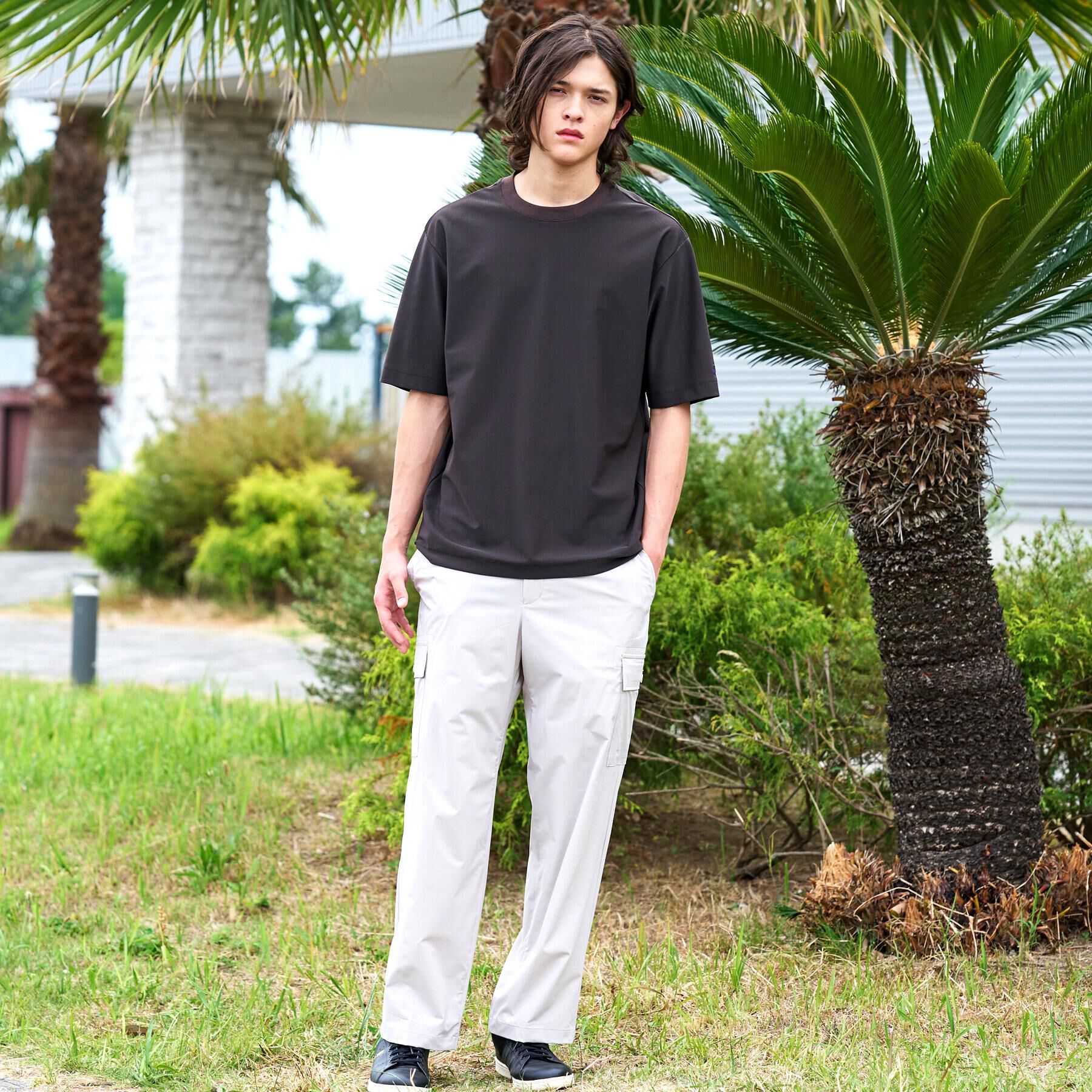 DRESSTERIOR「【接触冷感/UVカット/ウォッシャブル】AIRTOOL クルーネックTシャツ」|Tシャツ・カットソー|