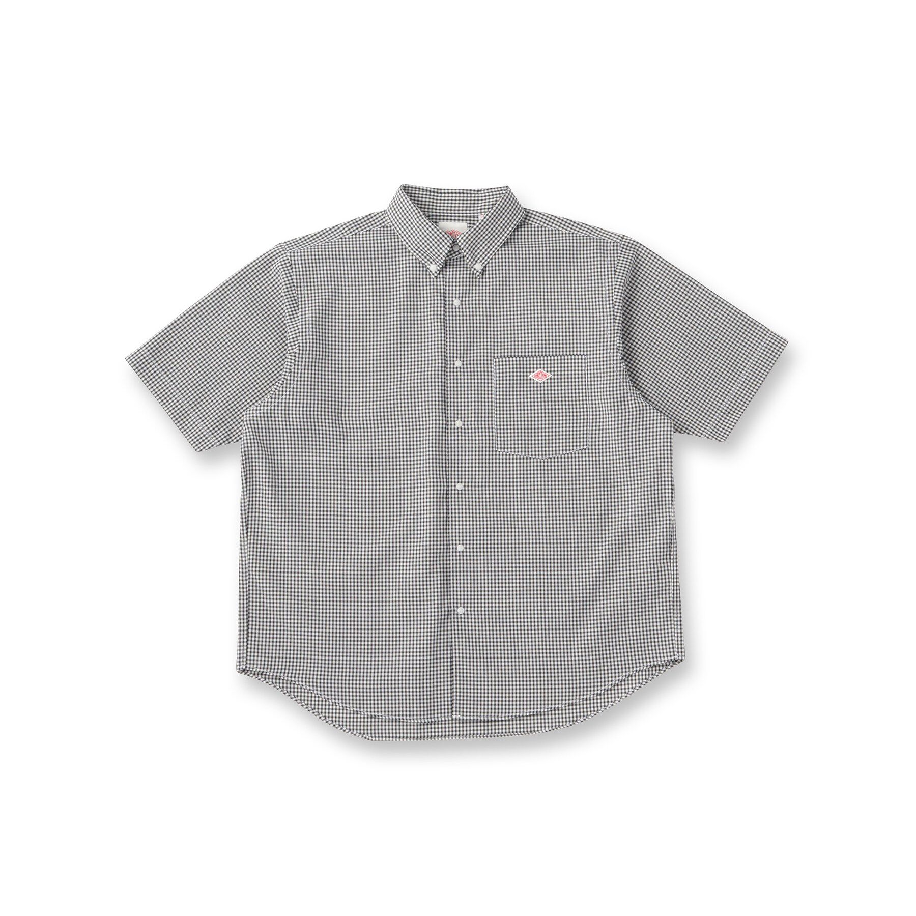 DRESSTERIOR「DANTON（ダントン）ドットボタン ボタンダウンシャツ ショートスリーブ」|シャツ・ブラウス|