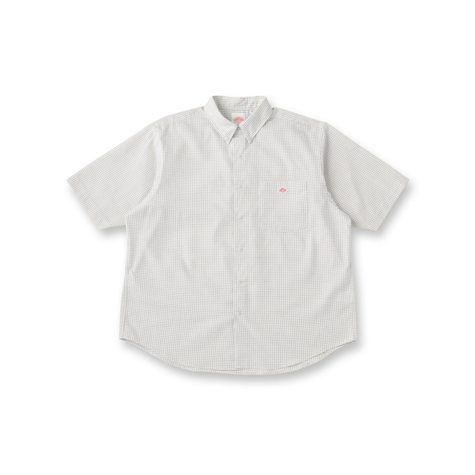 DRESSTERIOR「DANTON（ダントン）ドットボタン ボタンダウンシャツ ショートスリーブ」|シャツ・ブラウス|