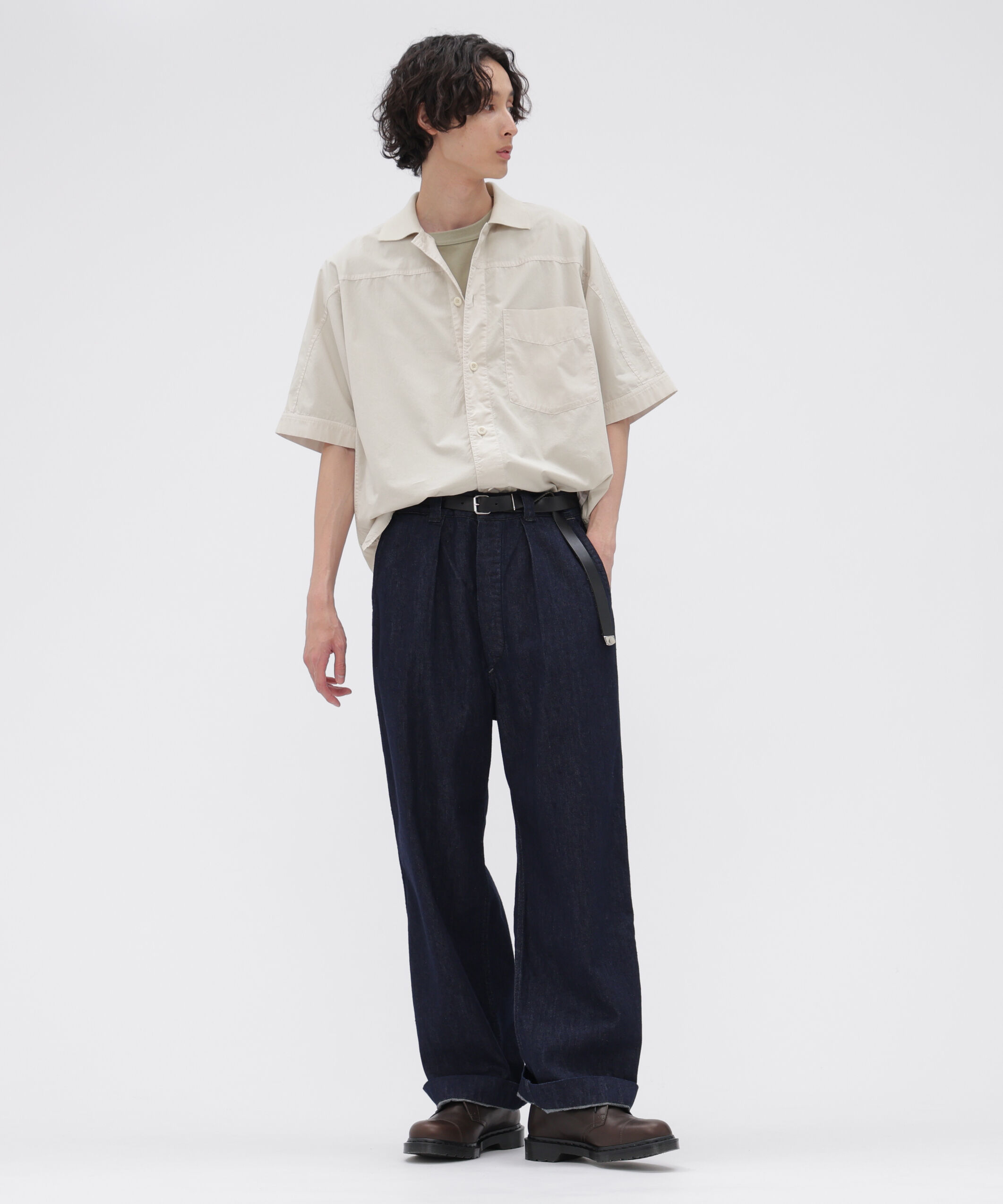 MHL.「GARMENT DYED COTTON POPLIN SHIRT」|シャツ・ブラウス|