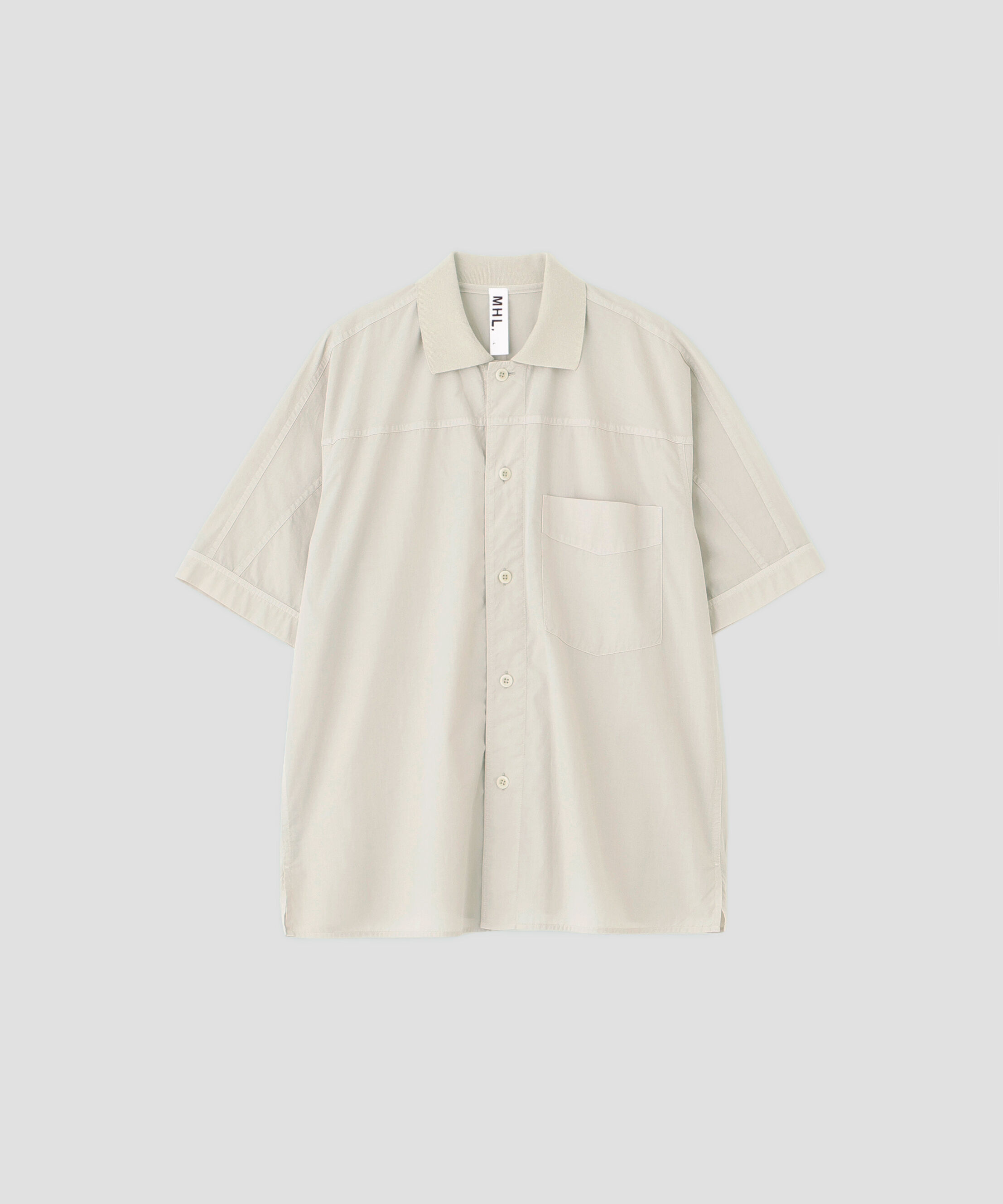 MHL.「GARMENT DYED COTTON POPLIN SHIRT」|シャツ・ブラウス|