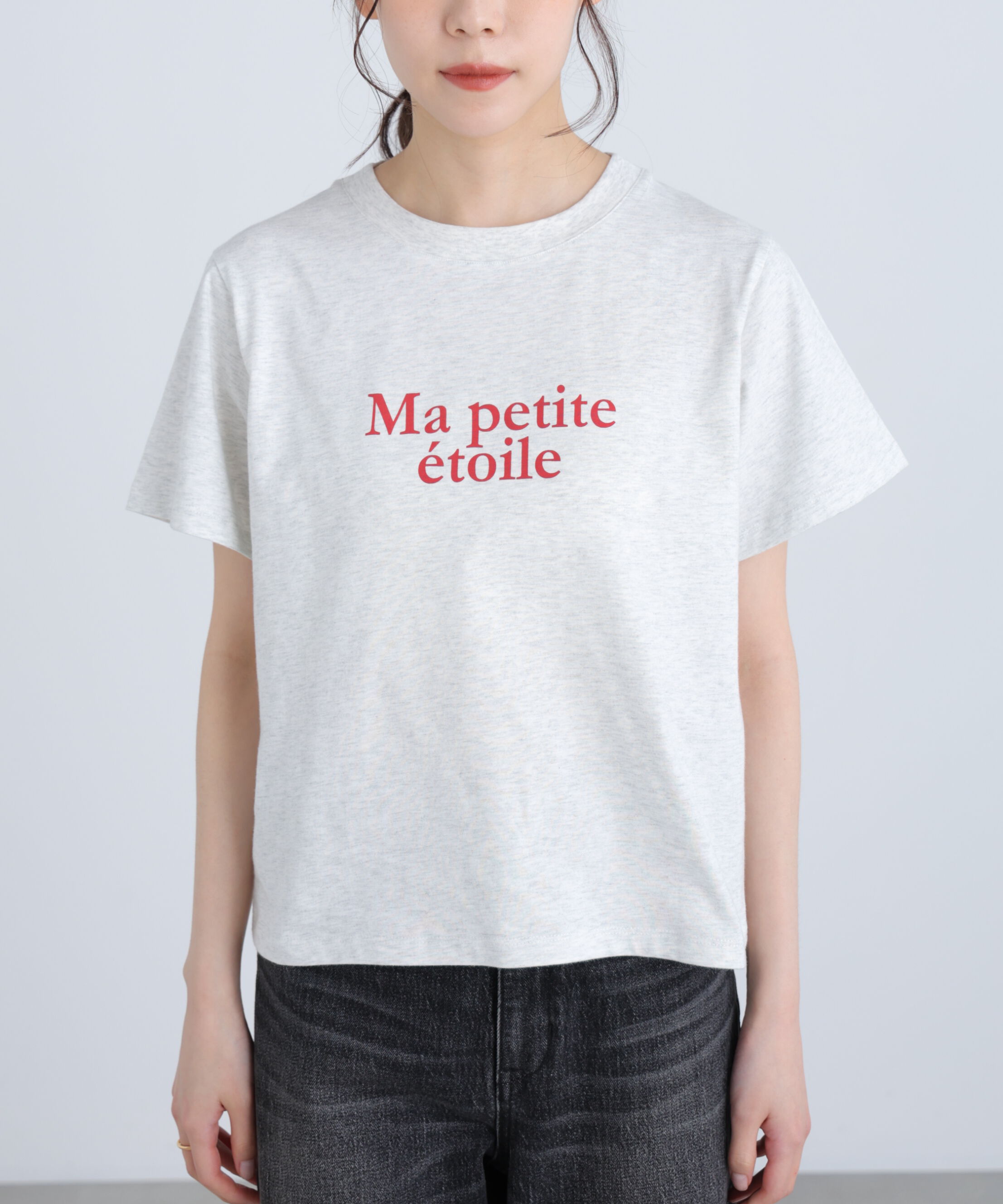  「フレンチロゴプリントTシャツ」|Tシャツ・カットソー|