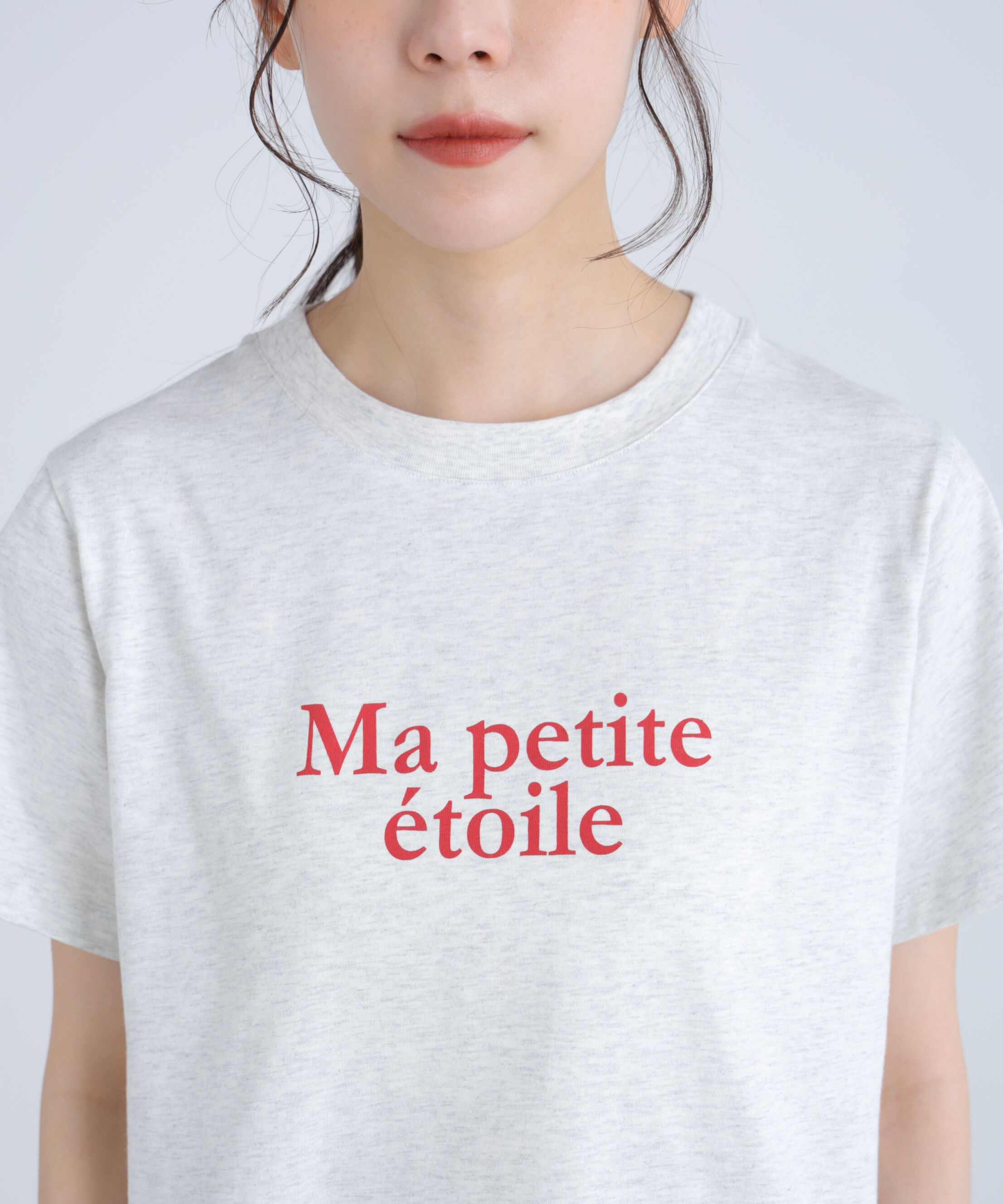  「フレンチロゴプリントTシャツ」|Tシャツ・カットソー|
