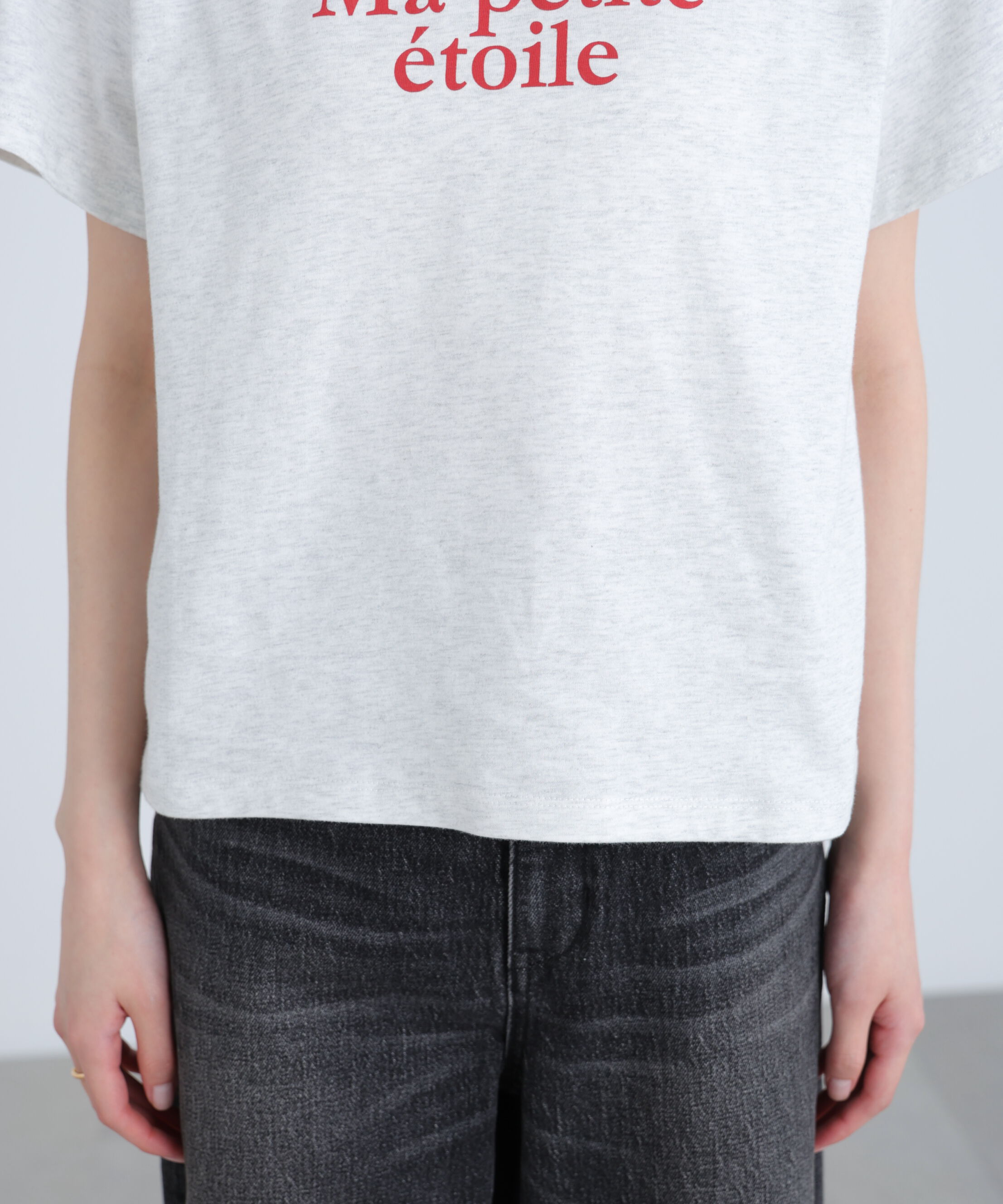  「フレンチロゴプリントTシャツ」|Tシャツ・カットソー|