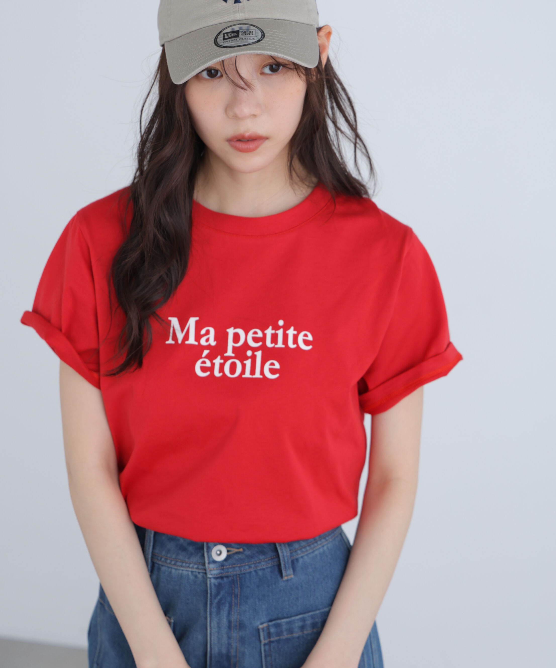  「フレンチロゴプリントTシャツ」|Tシャツ・カットソー|