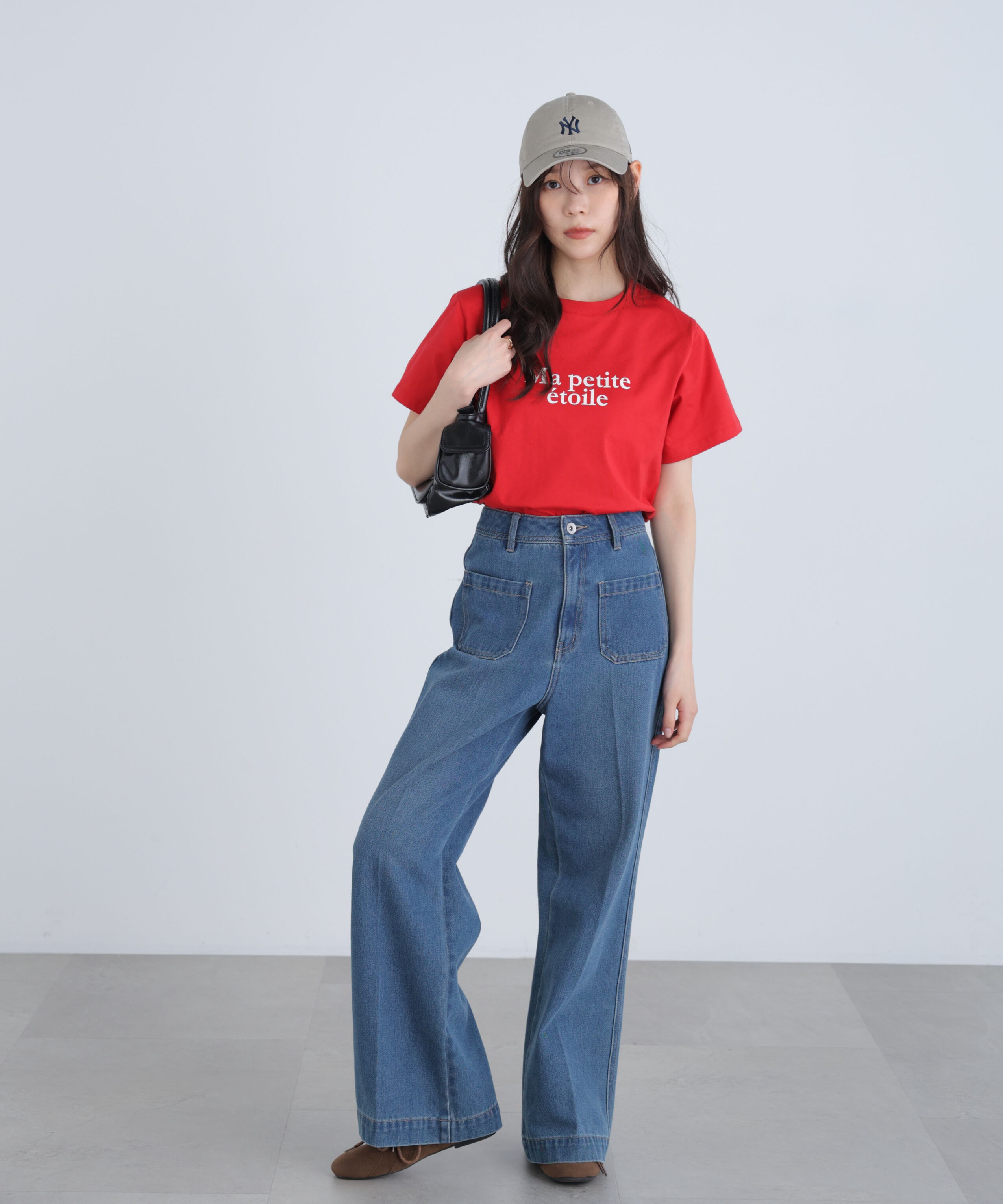  「フレンチロゴプリントTシャツ」|Tシャツ・カットソー|