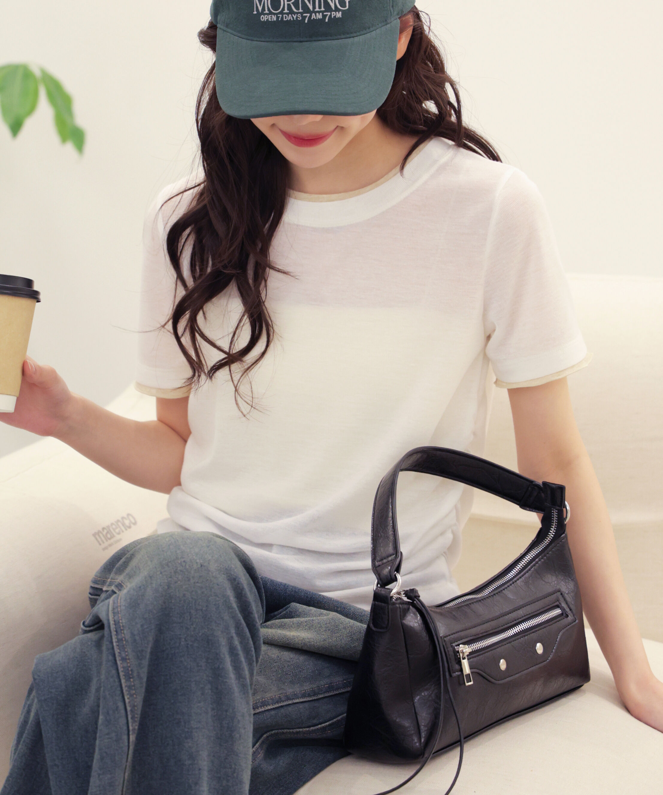  「レイヤード風半袖カットソー」|Tシャツ・カットソー|オフ