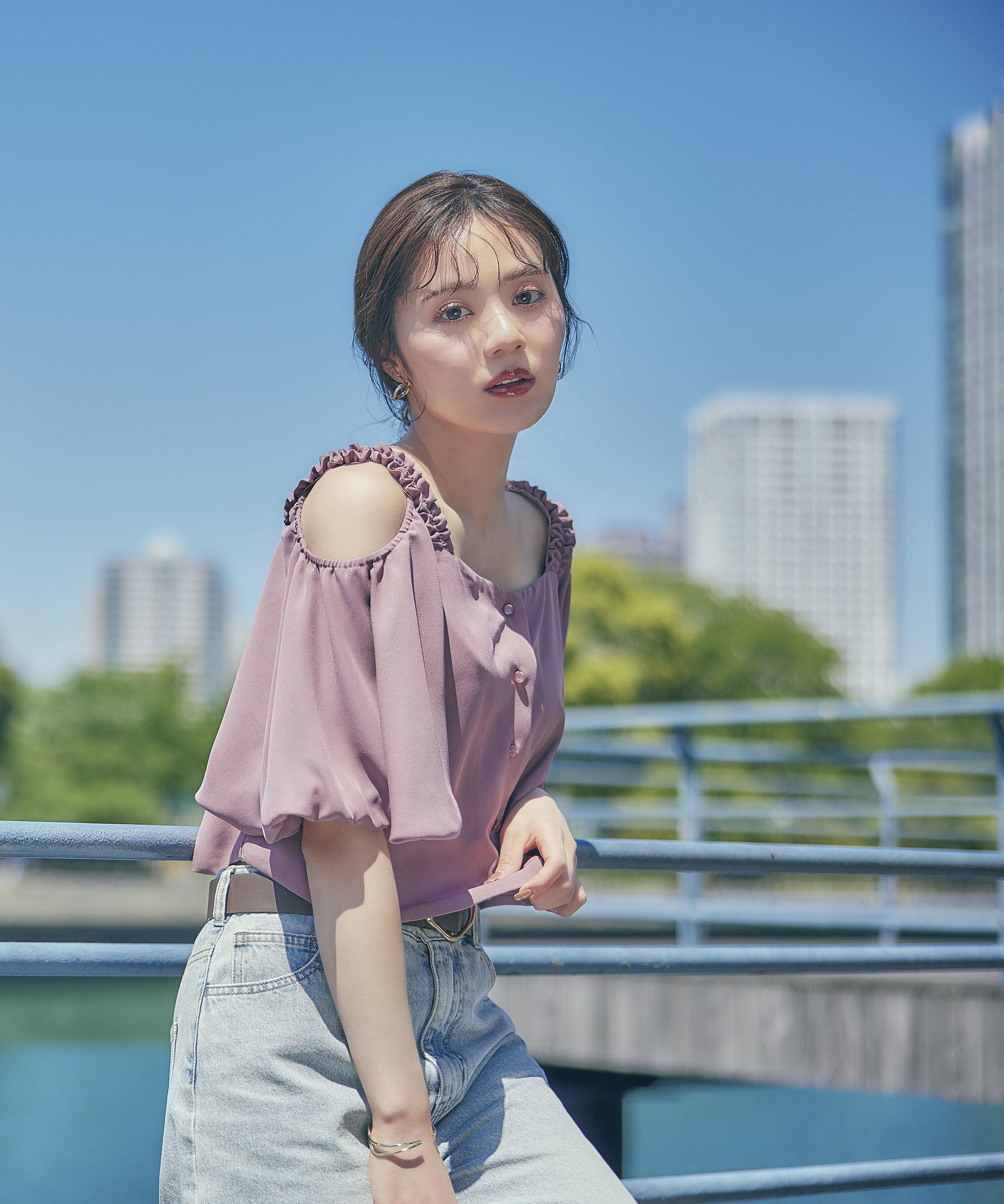 PROPORTION BODY DRESSING「フリルバルーンブラウス」|シャツ・ブラウス|