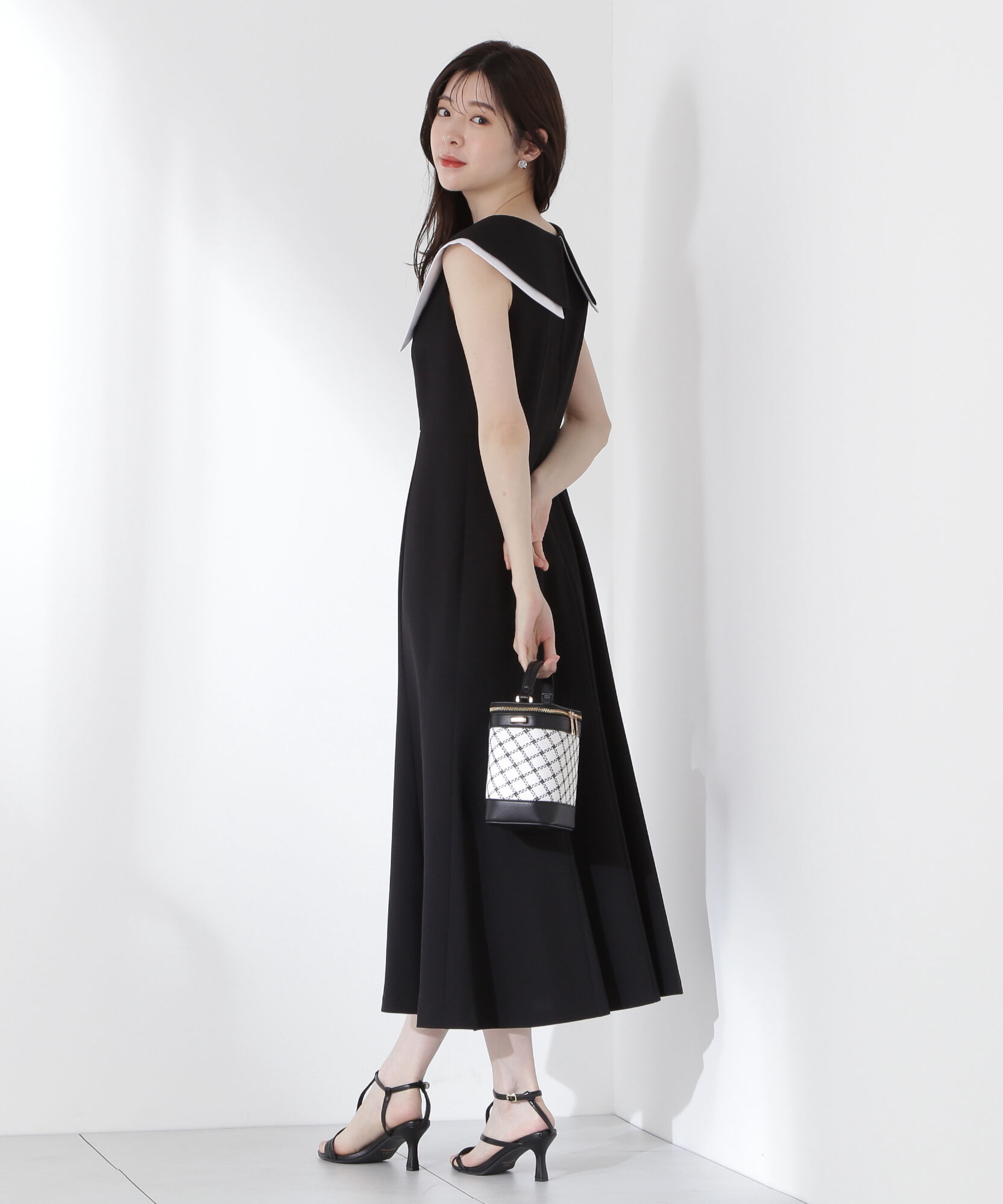 PROPORTION BODY DRESSING「ビッグカラーマーメイドワンピース」|ワンピース|