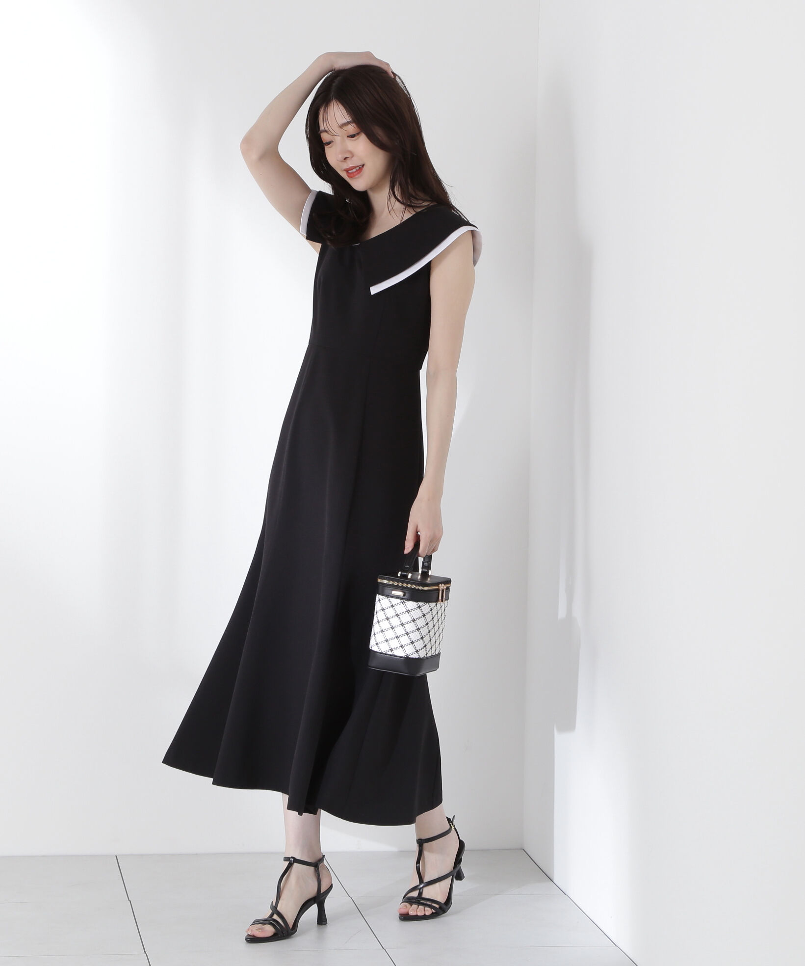 PROPORTION BODY DRESSING「ビッグカラーマーメイドワンピース」|ワンピース|