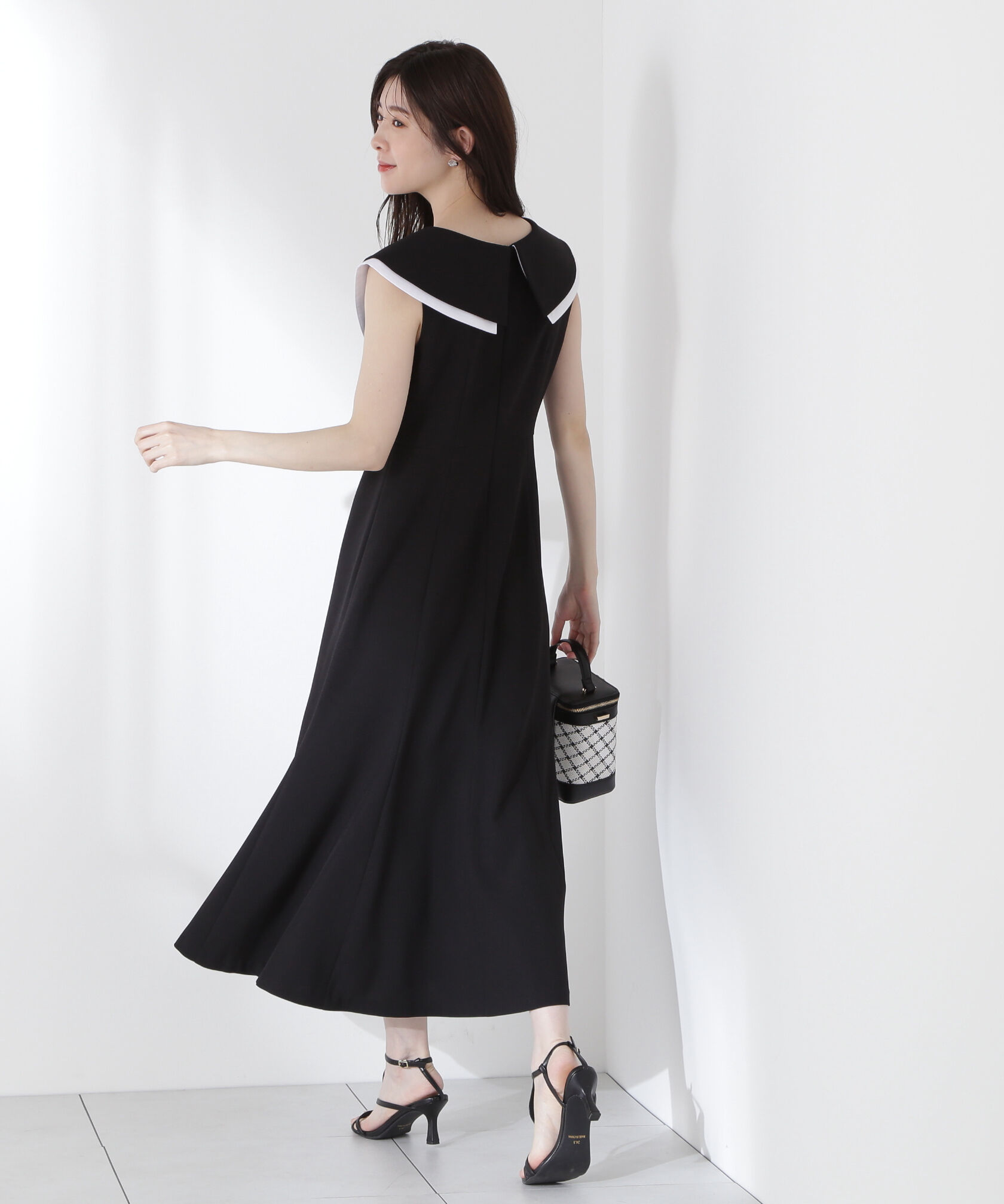 PROPORTION BODY DRESSING「ビッグカラーマーメイドワンピース」|ワンピース|
