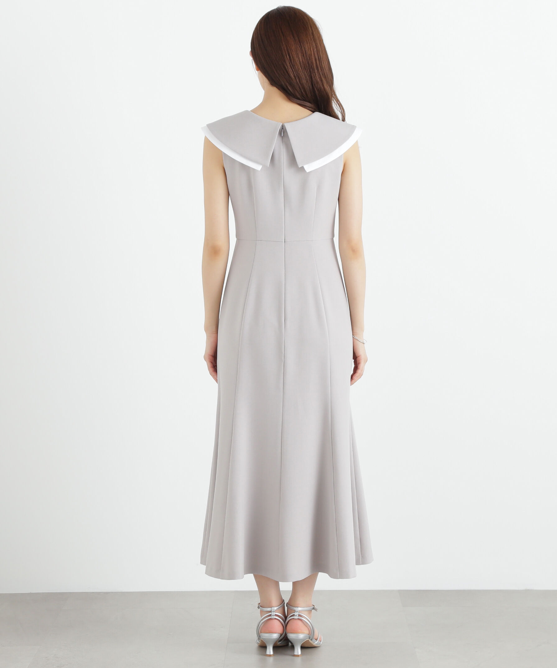 PROPORTION BODY DRESSING「ビッグカラーマーメイドワンピース」|ワンピース|