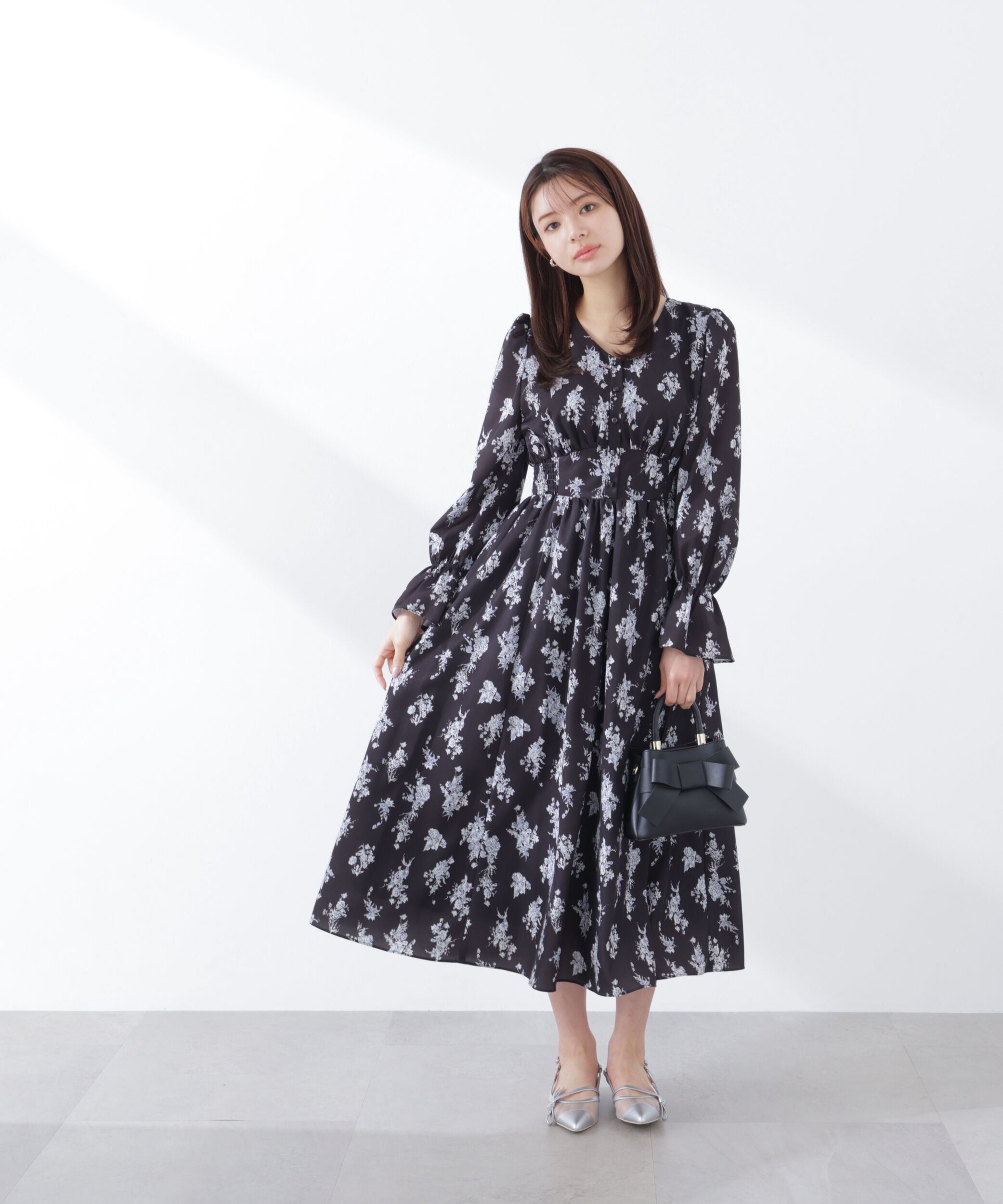 PROPORTION BODY DRESSING「フラワープリントワンピース　26SS」|ワンピース|