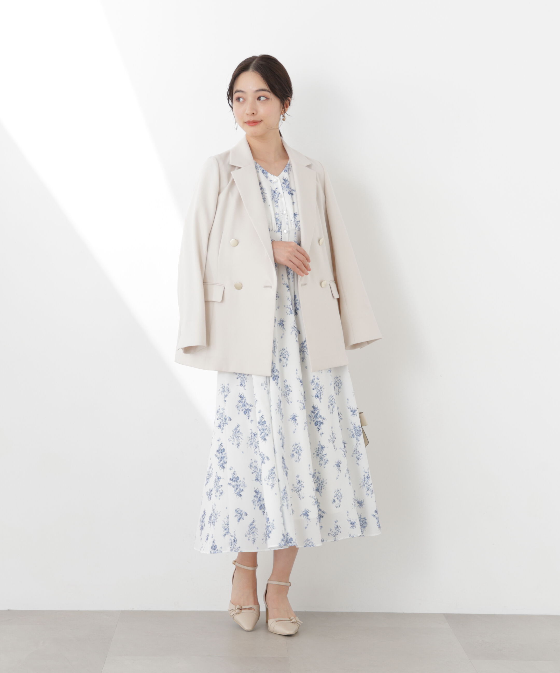 PROPORTION BODY DRESSING「フラワープリントワンピース　26SS」|ワンピース|
