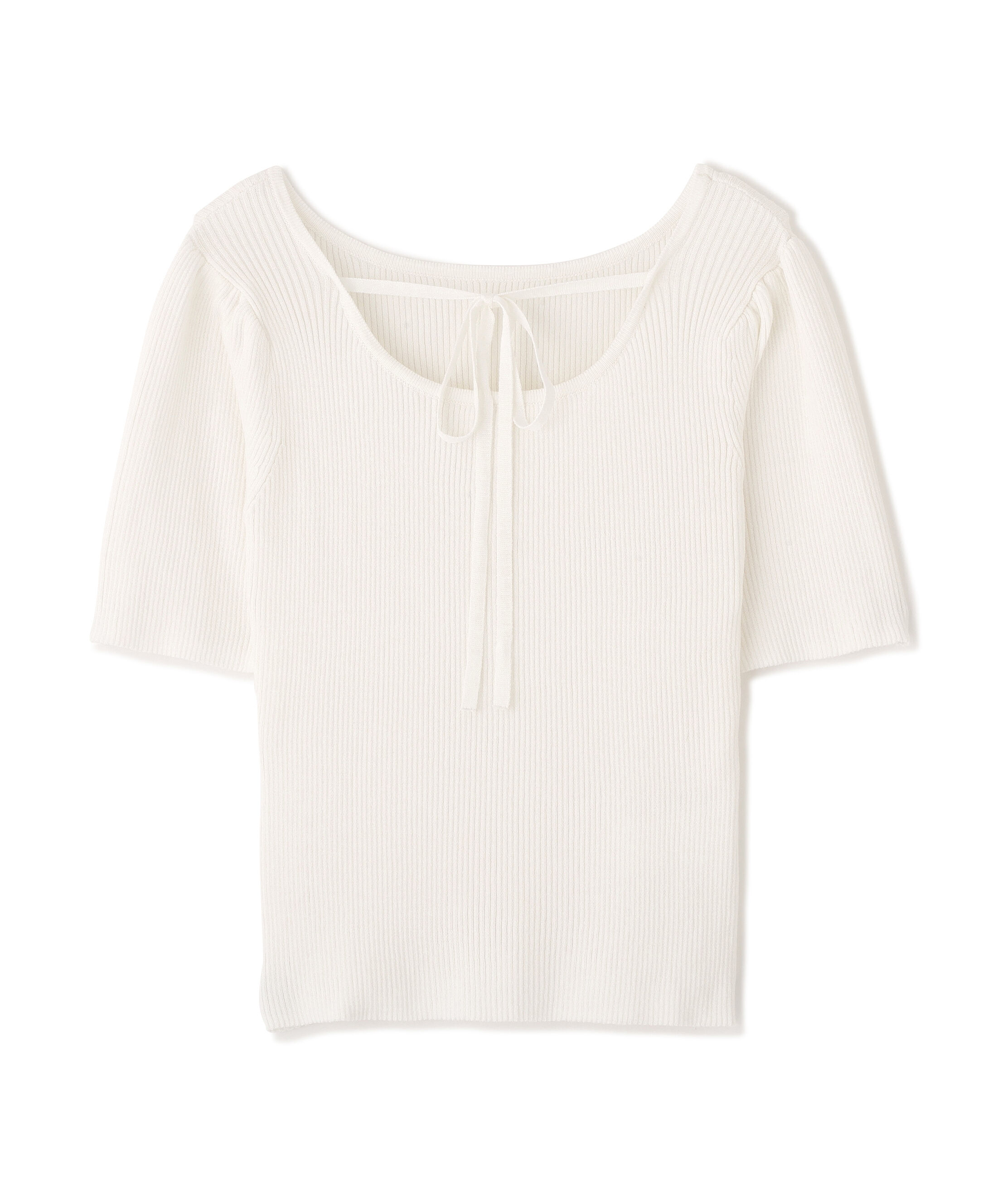 PROPORTION BODY DRESSING「前後2wayストラップラウンドリブニット」|ニット・セーター|