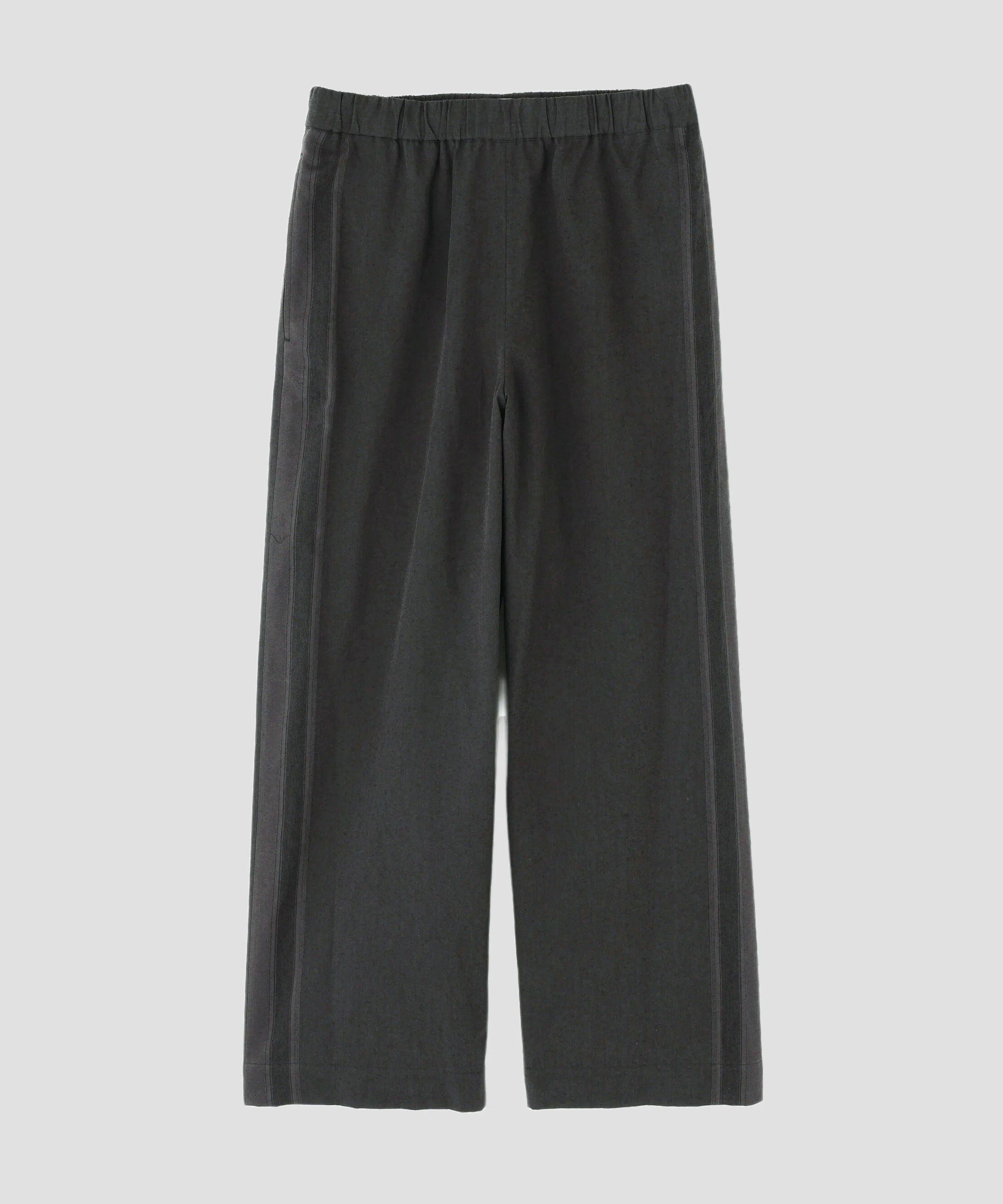 YLEVE 「YLEVE / DOBBY STRIPE CHAMBRAY EASY TROUSERS WOEMN」|その他|グレー