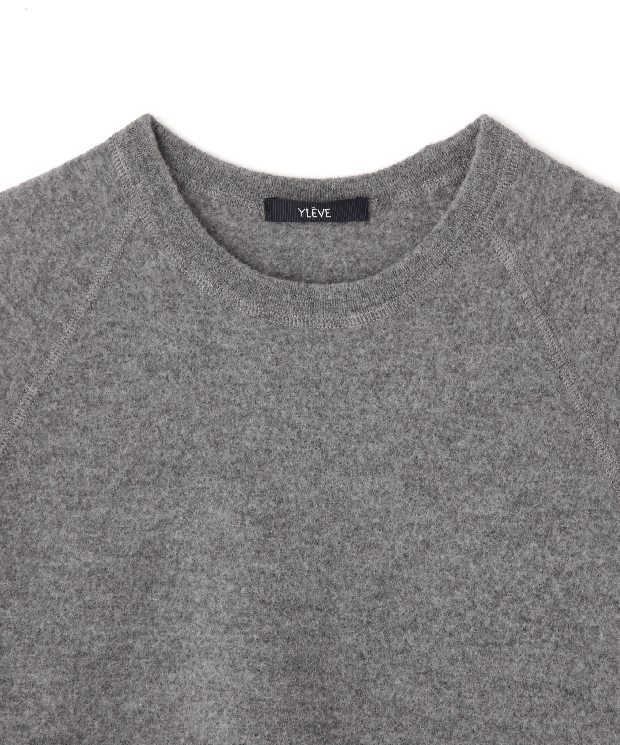 YLEVE 「YLEVE / ULTRAFINE MERINO MILLED WOOL KNIT PULL OVER」|ニット・セーター|