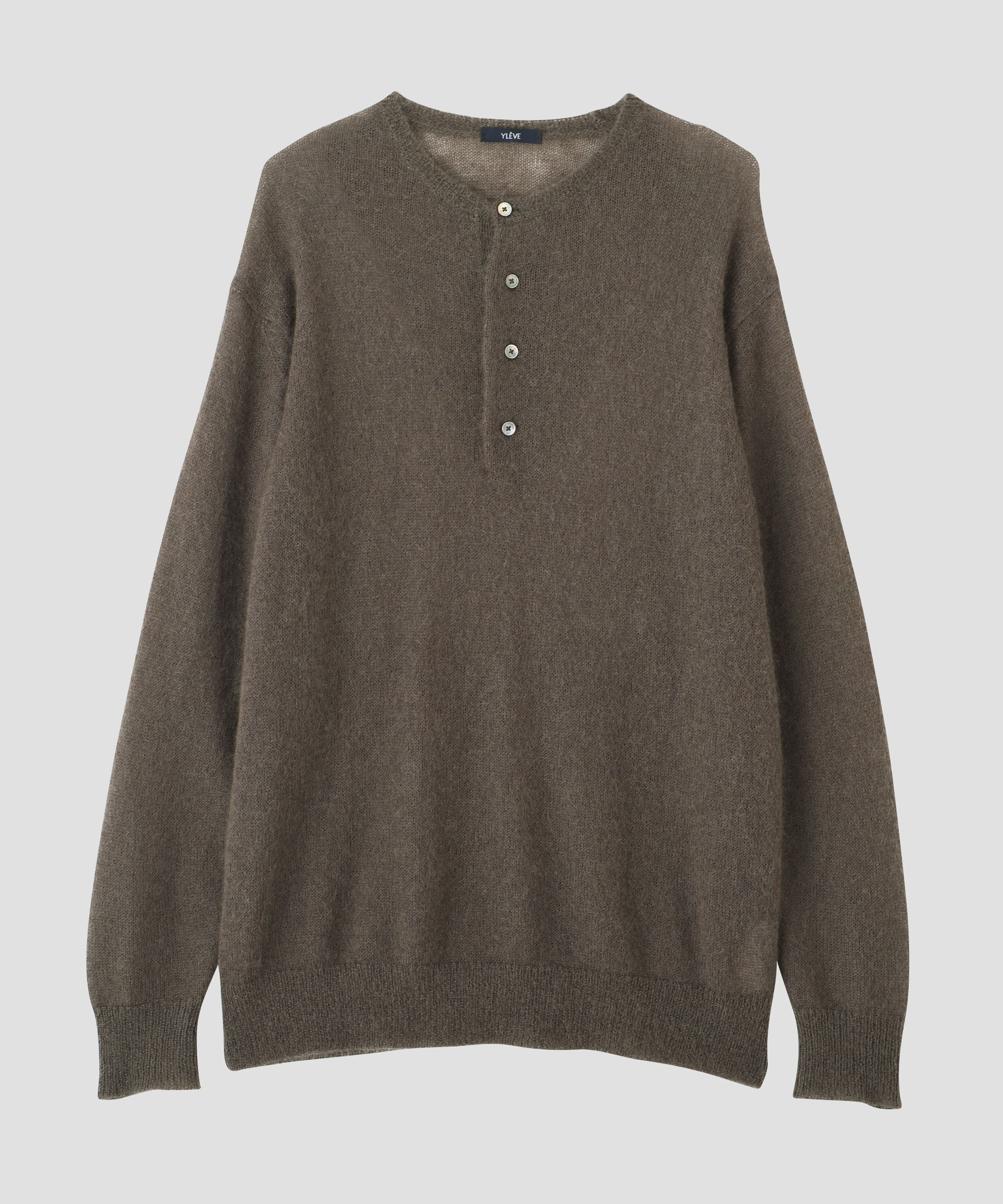 YLEVE 「YLEVE / SUPER KID MOHAIR HENRY NECK KNIT」|ニット・セーター|