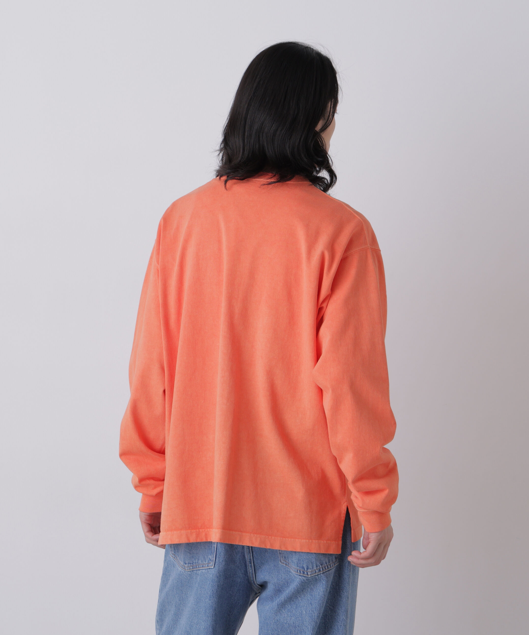 YLEVE 「YLEVE / PIGMENT DYED COTTON HENRY NECK LONG-SLEEVE T」|Tシャツ・カットソー|