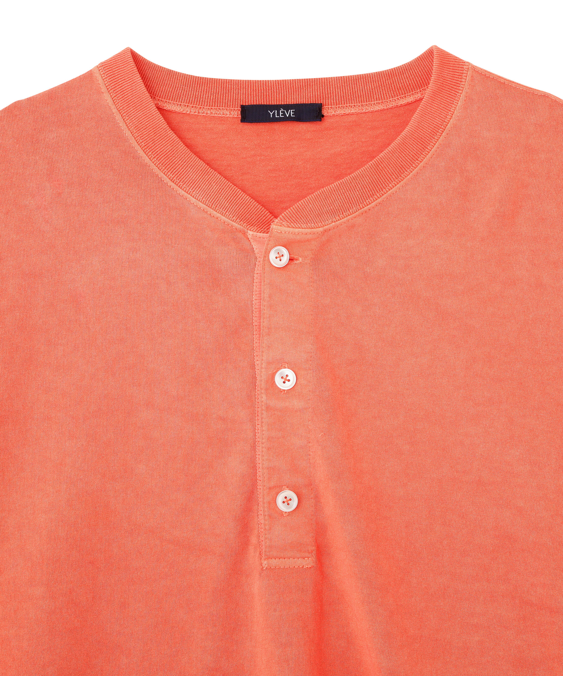 YLEVE 「YLEVE / PIGMENT DYED COTTON HENRY NECK LONG-SLEEVE T」|Tシャツ・カットソー|