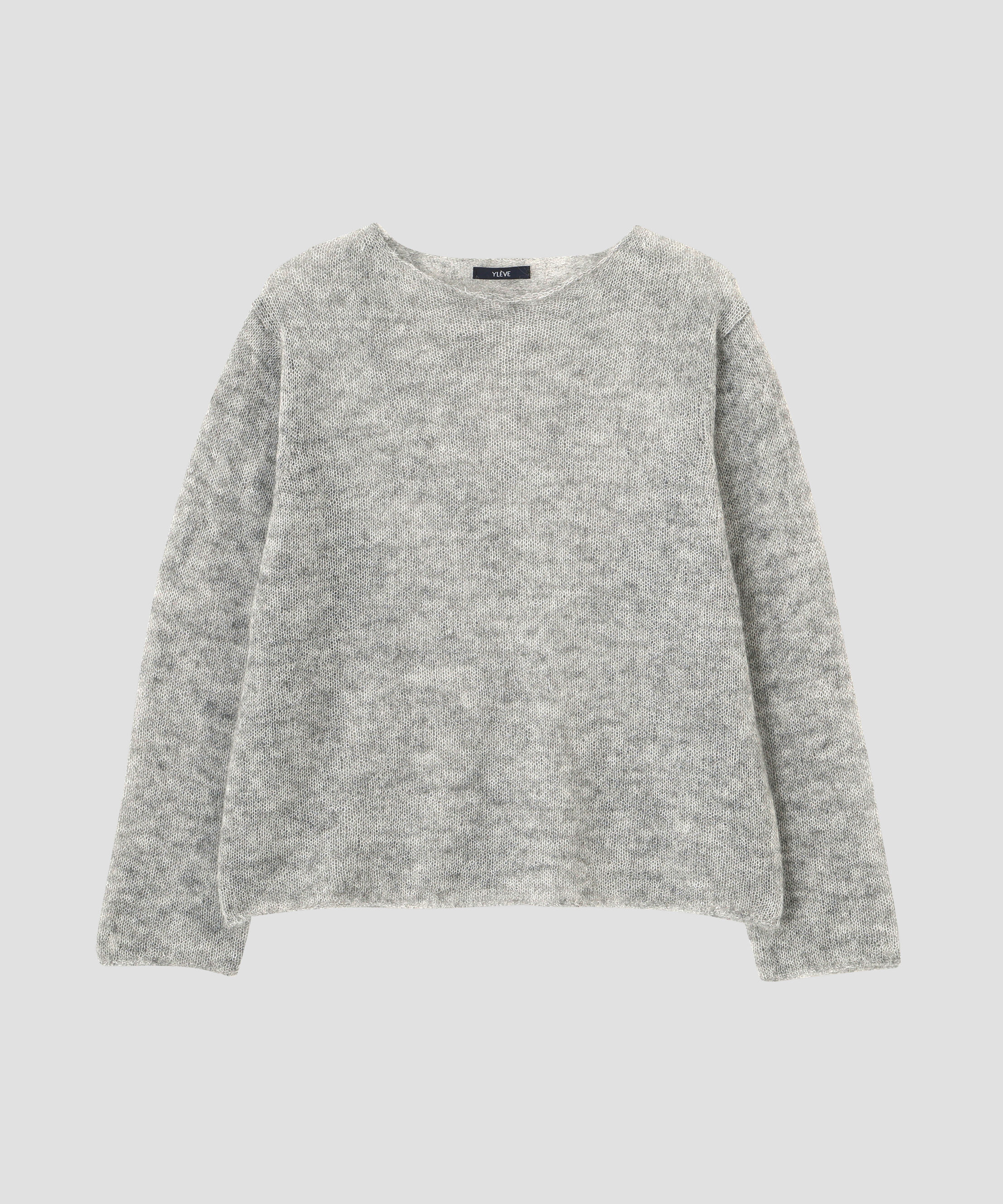YLEVE 「YLEVE / SUPER KID MOHAIR BOAT-NECK KNIT」|ニット・セーター|
