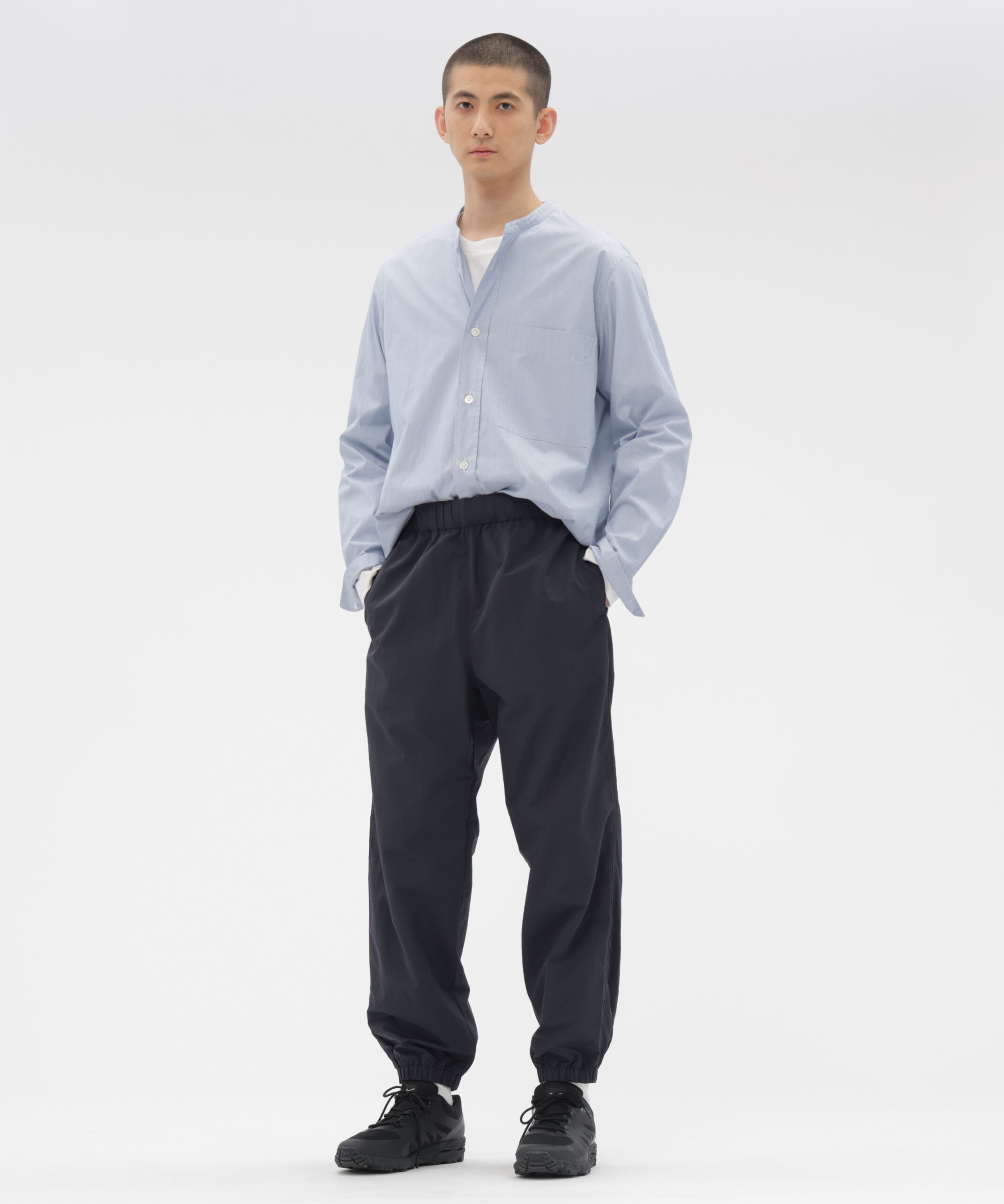 MARGARET HOWELL「COTTON HAIRLINE STRIPE SHIRT」|シャツ・ブラウス|