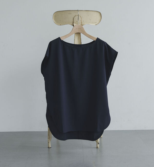 Doux archives「ジョーゼットフレンチブラウス」|シャツ・ブラウス|NAVY