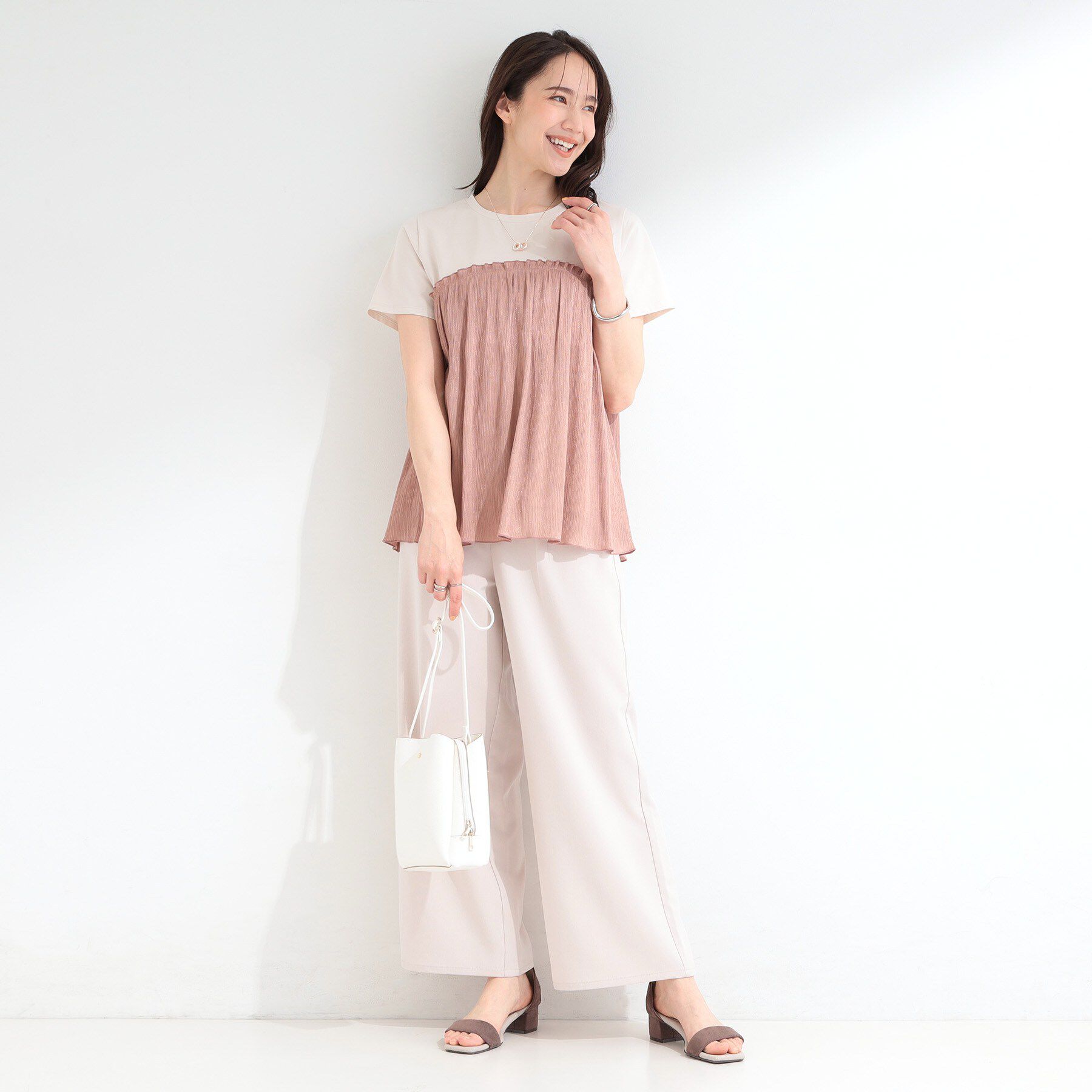 SHOO･LA･RUE「【軽量/高レビュー】見た目よりもたっぷり入る ふわっと軽い3層ショルダー」|ショルダー・メッセンジャー|