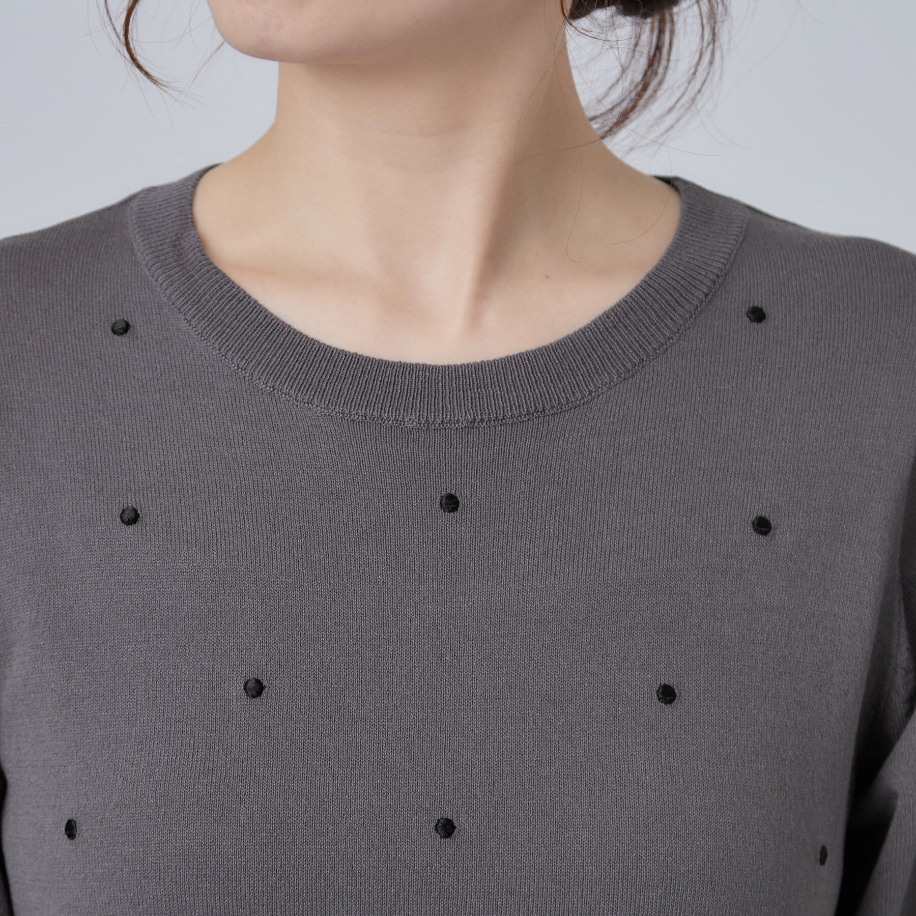 SHOO･LA･RUE「ドット刺繍ニット」|ニット・セーター|
