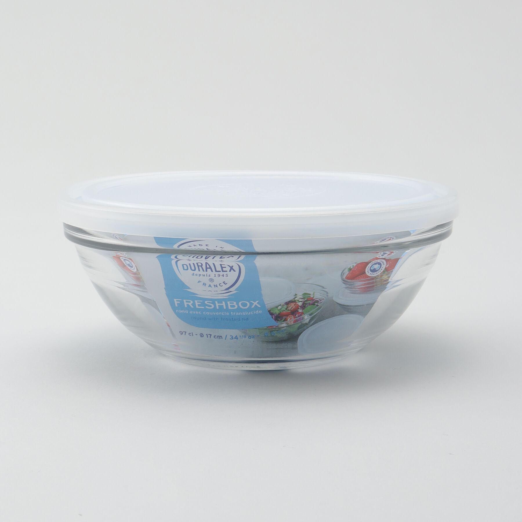 212 KITCHEN STORE「白蓋つきラウンドボウル 0.97L ＜DURALEX  デュラレックス＞」|食器・キッチングッズ|