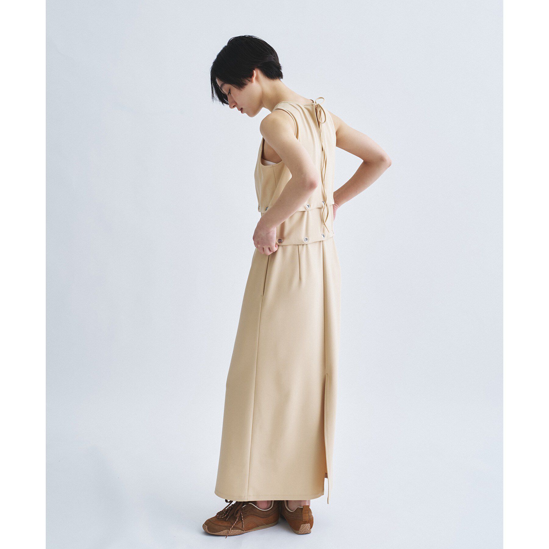 CODE A「modular split dress」|ワンピース|