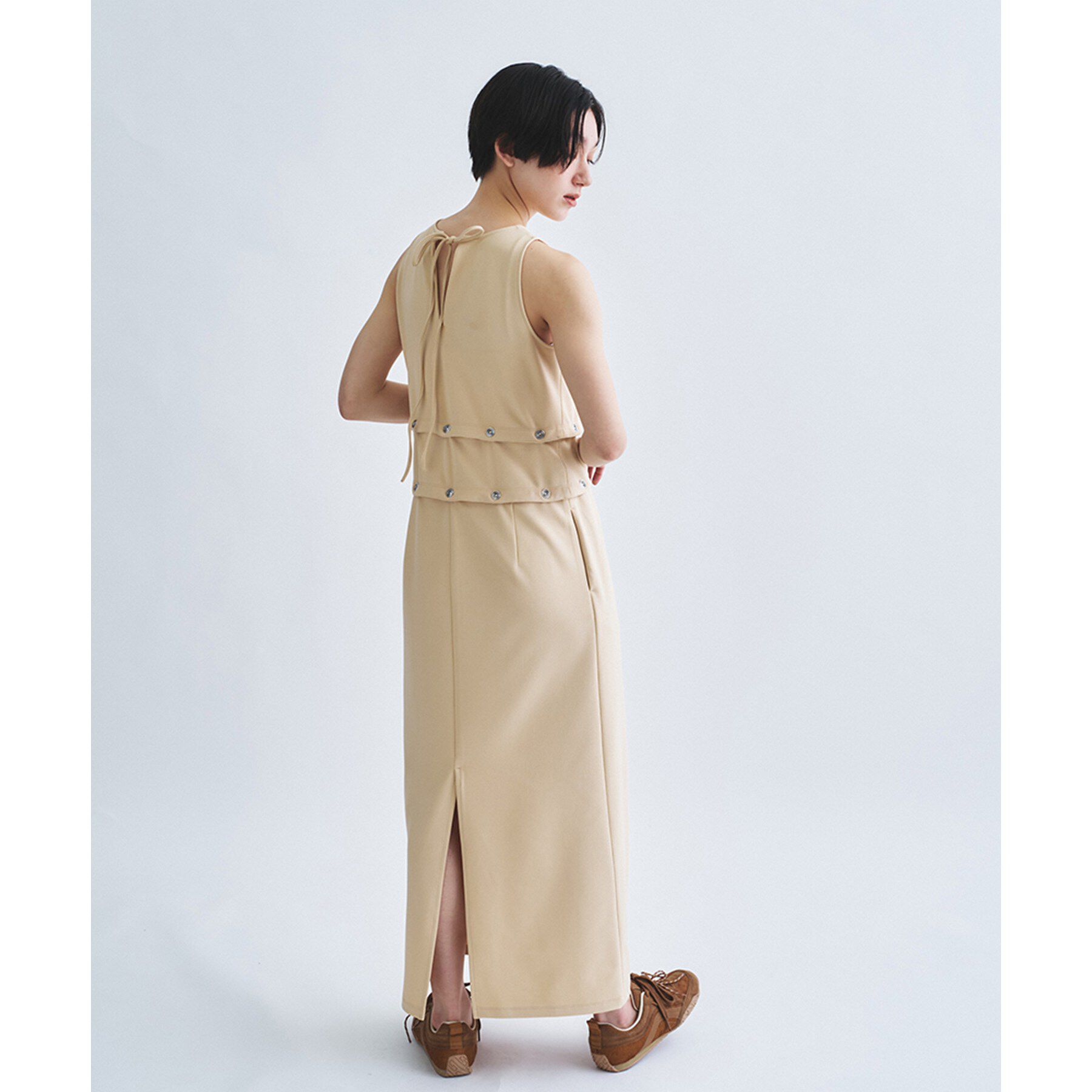 CODE A「modular split dress」|ワンピース|