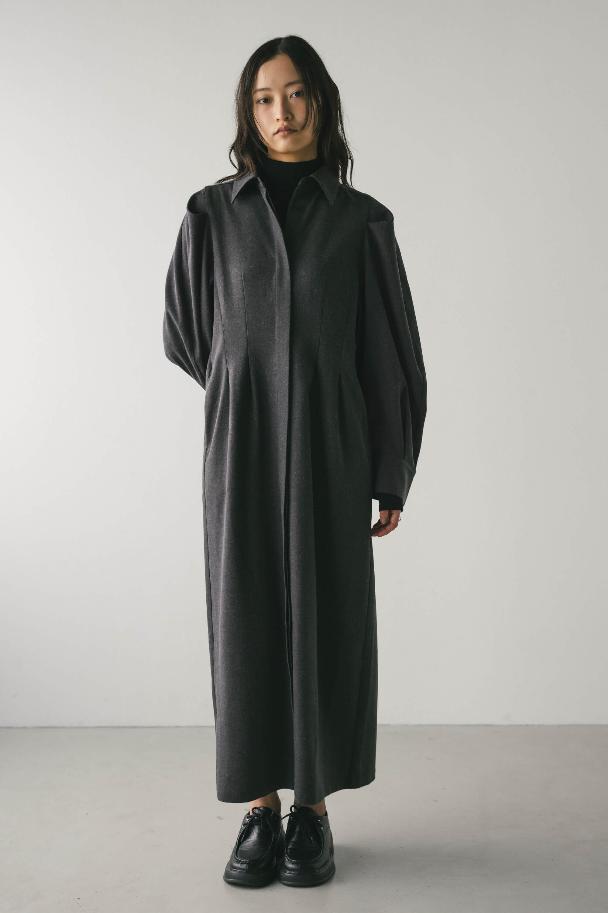 STYLEMIXER「ショルダータックワンピース」|ワンピース|C.GRY