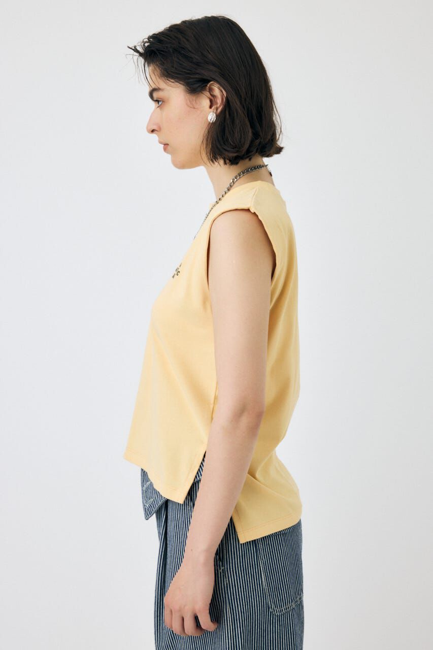 MOUSSY「TINY LETTER SLEEVELESS トップス」|その他|