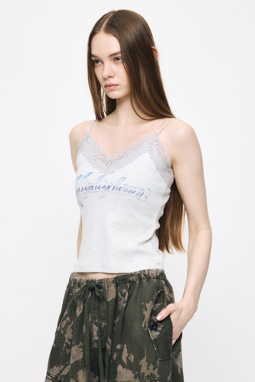 MOUSSY「RETRO FADE LACE キャミ」|キャミソール|