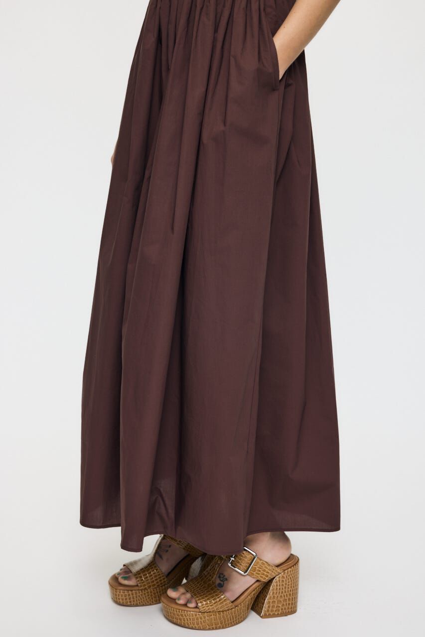 MOUSSY「COTTON GATHER CAMI ドレス」|ワンピース|
