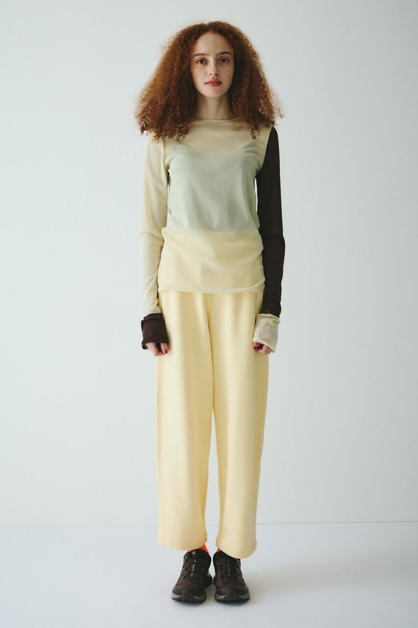 HeRIN.CYE「Crew neck mesh inner tops」|Tシャツ・カットソー|