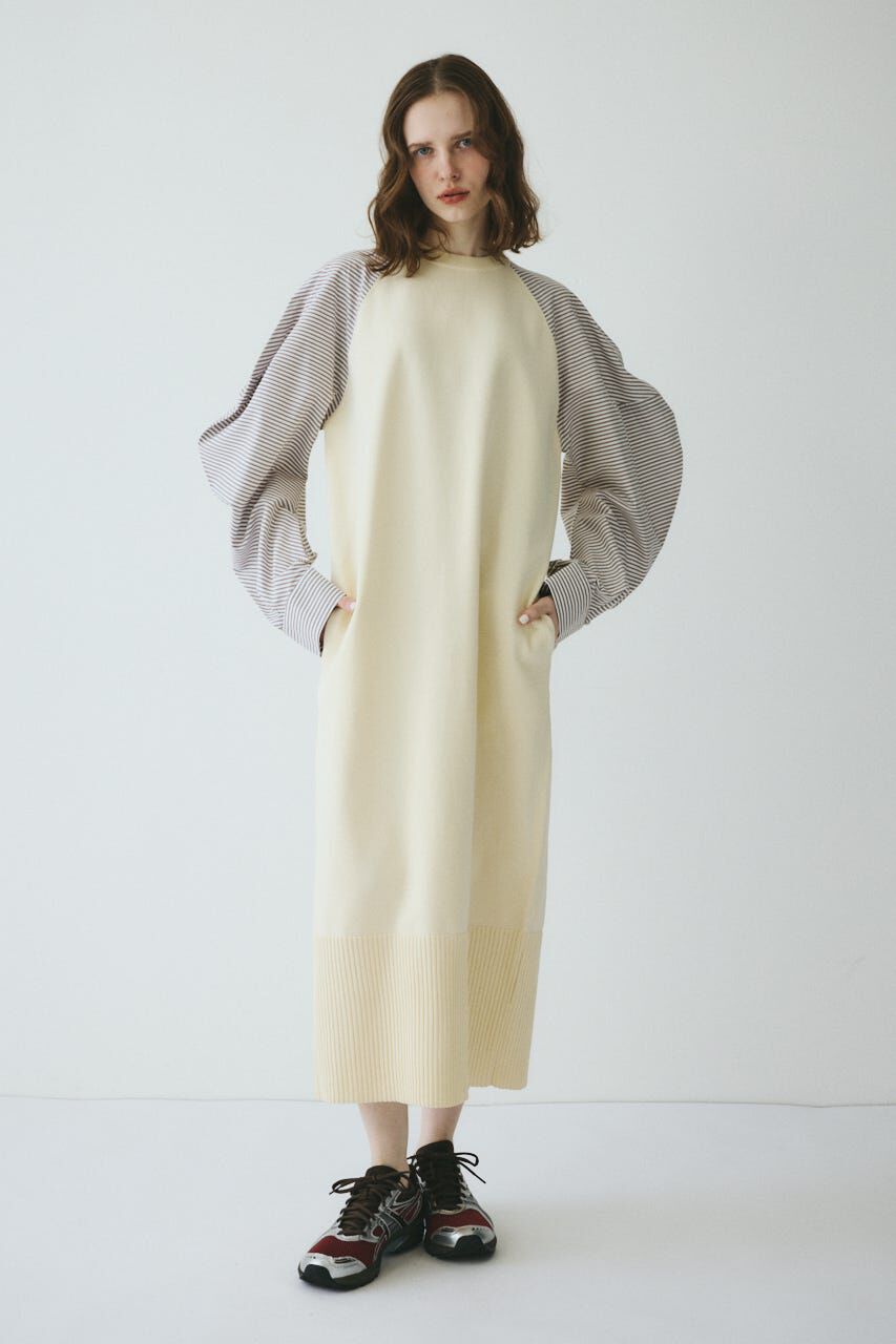 HeRIN.CYE「Volume sleeve knit dress」|ワンピース|