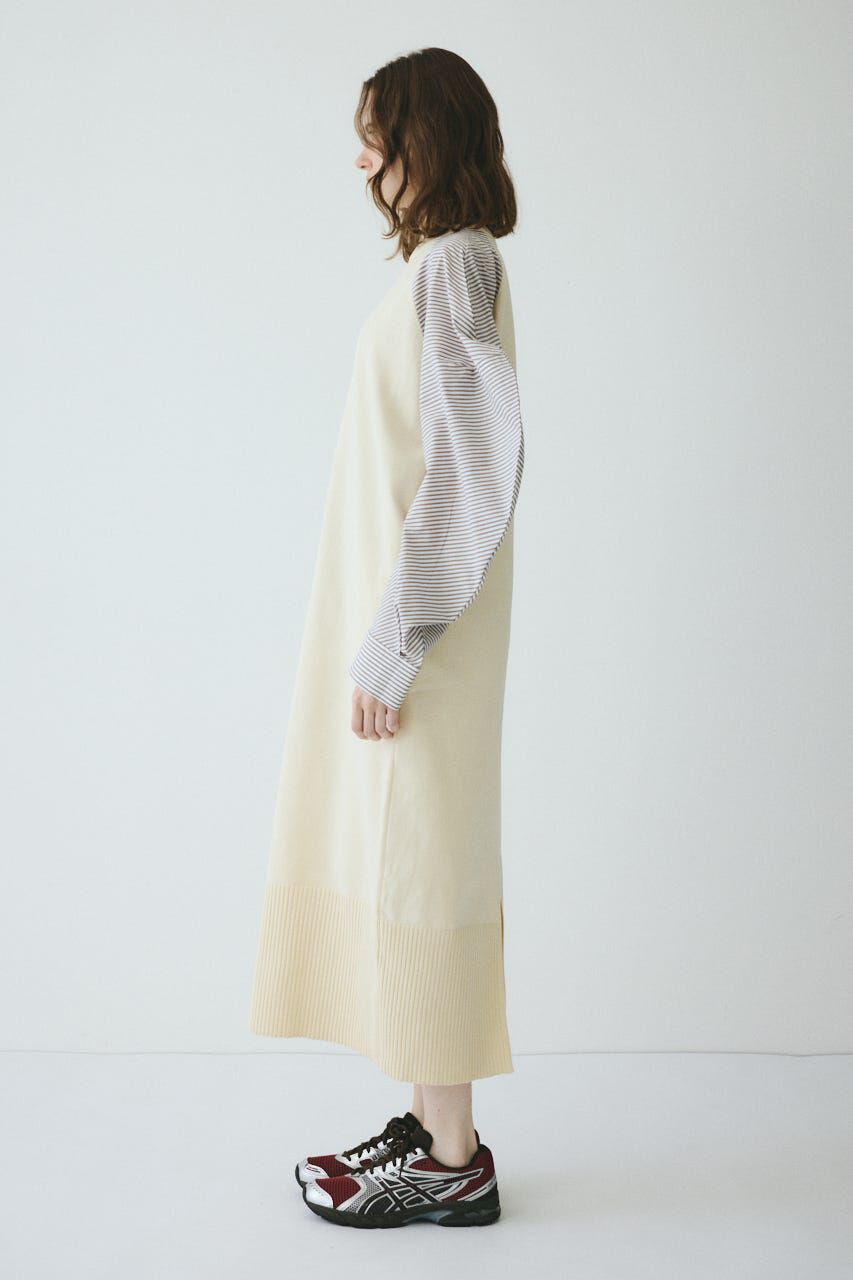 HeRIN.CYE「Volume sleeve knit dress」|ワンピース|
